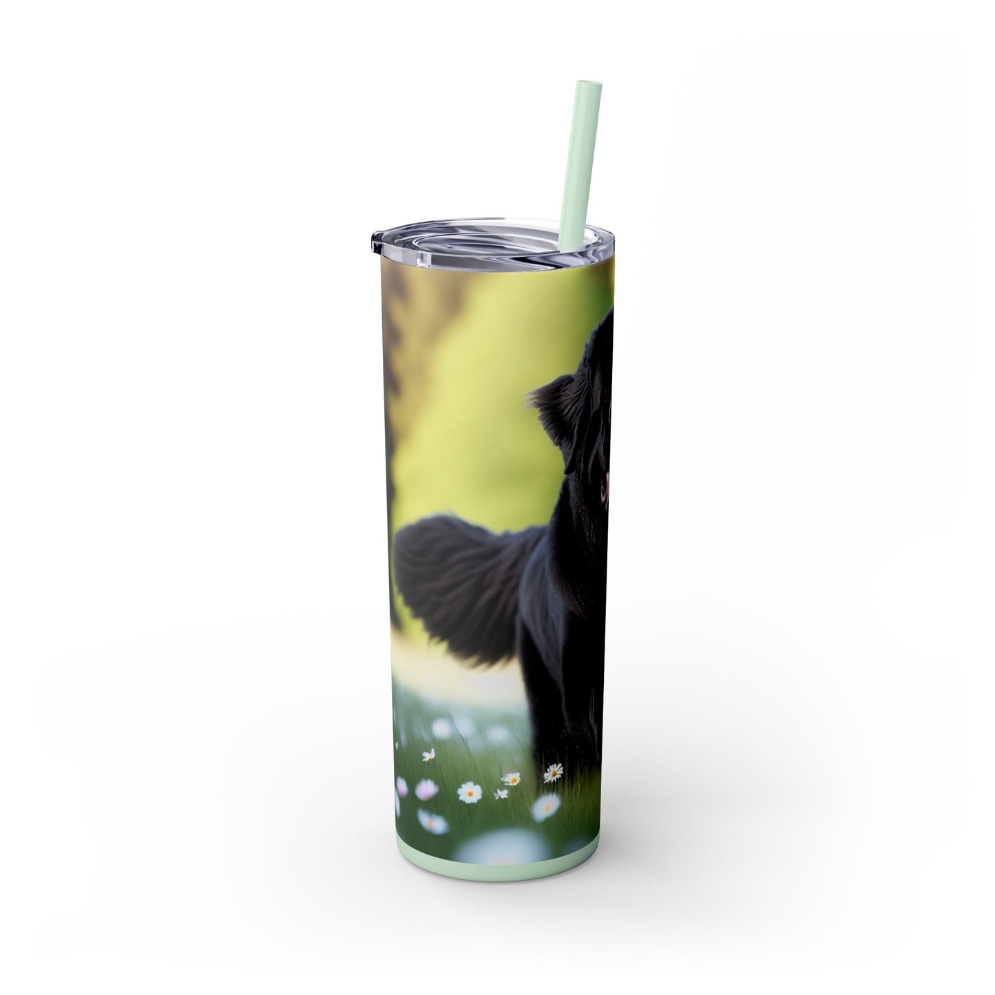 Newfoundland Skinny Tumbler with Straw, 20oz