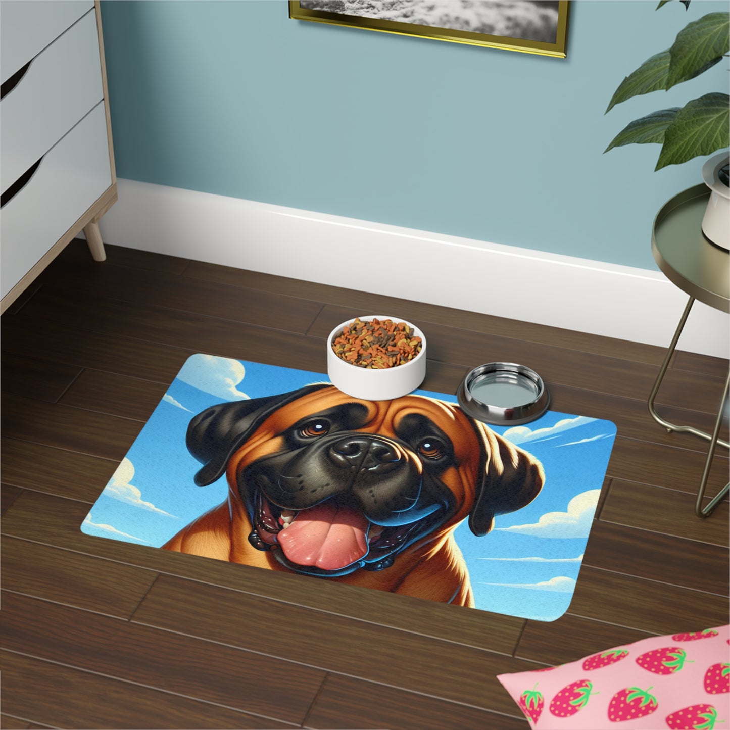 Pet Food Mat (12x18) - Mastiff