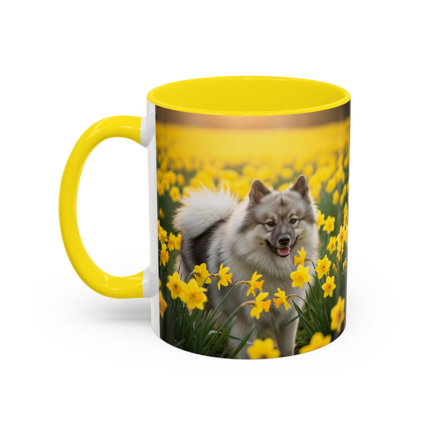 Taza con detalles de Keeshond: el regalo perfecto para los amantes de los perros