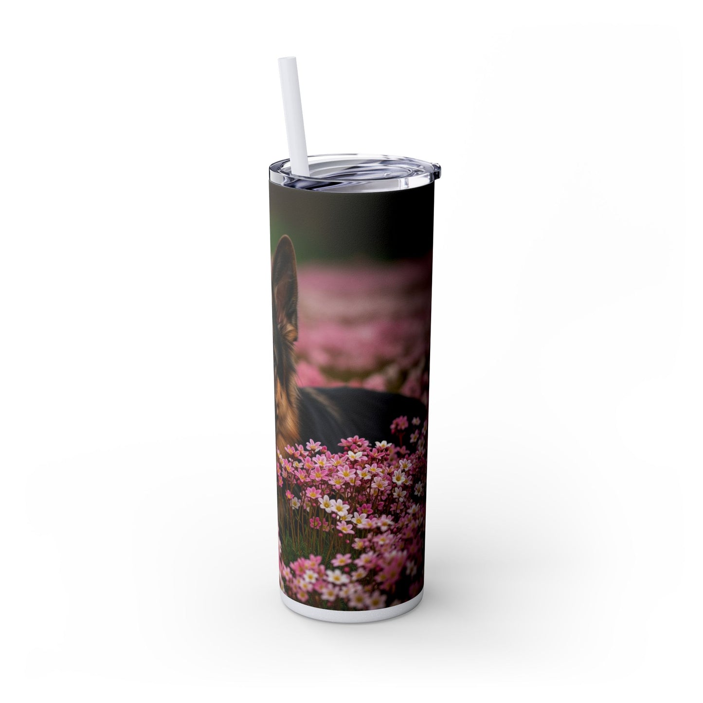German Shepherd Tumbler with Straw, 20oz