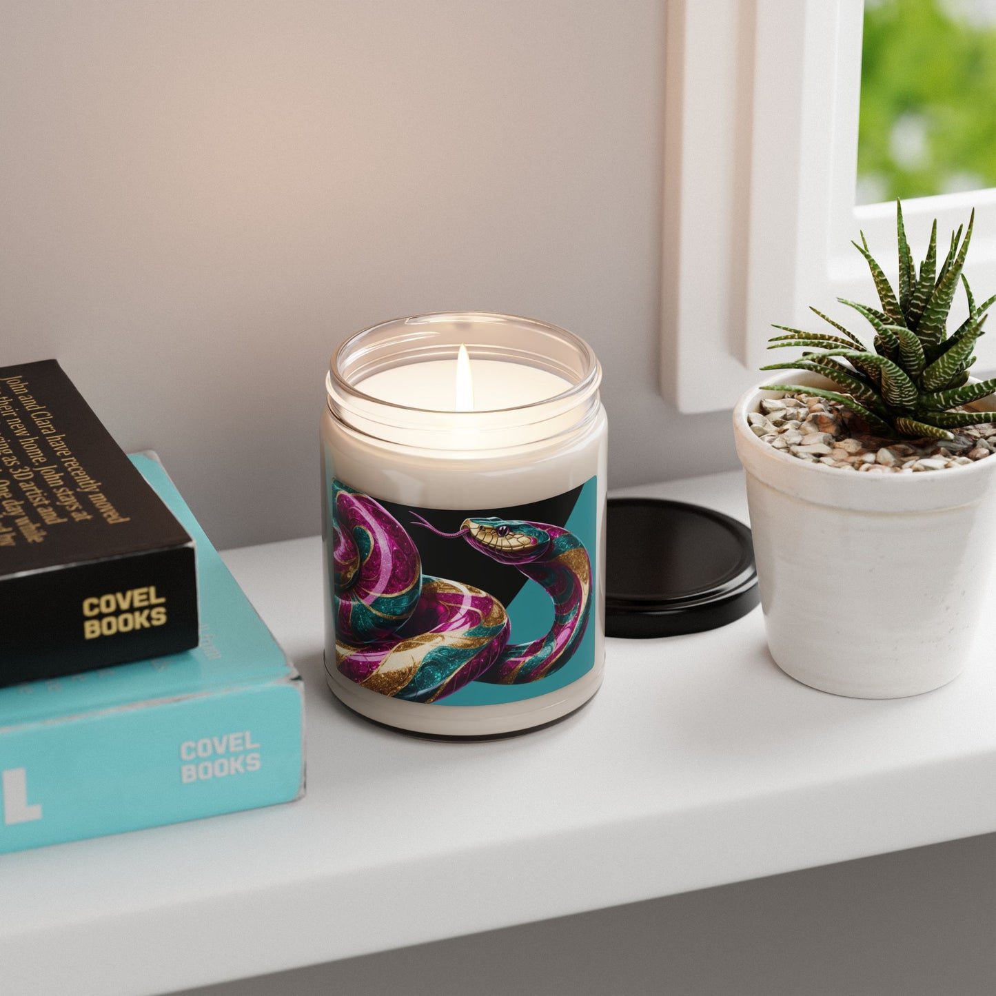 Psychedelic Snake- Scented Soy Candle, 9oz