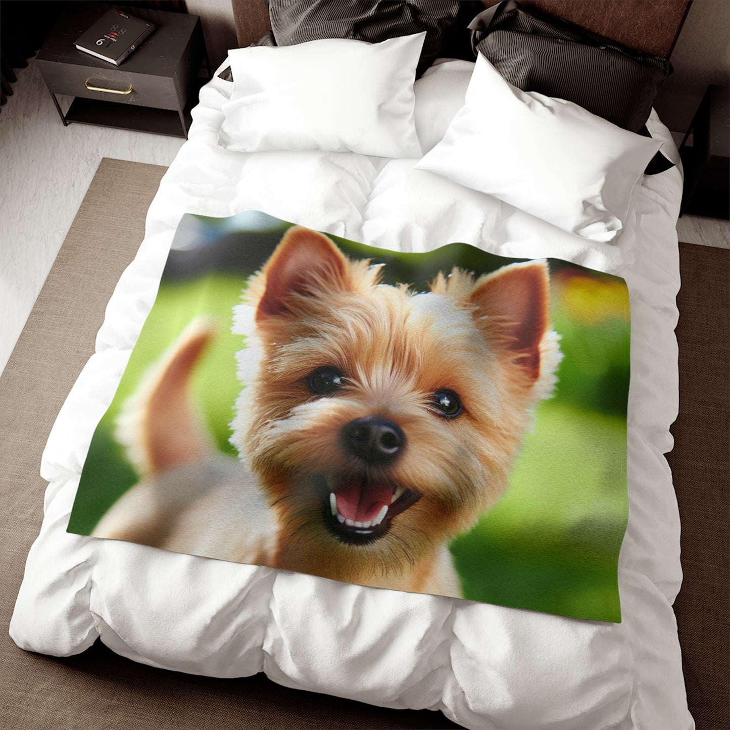 Norwich Terrier Sweatshirt Blanket