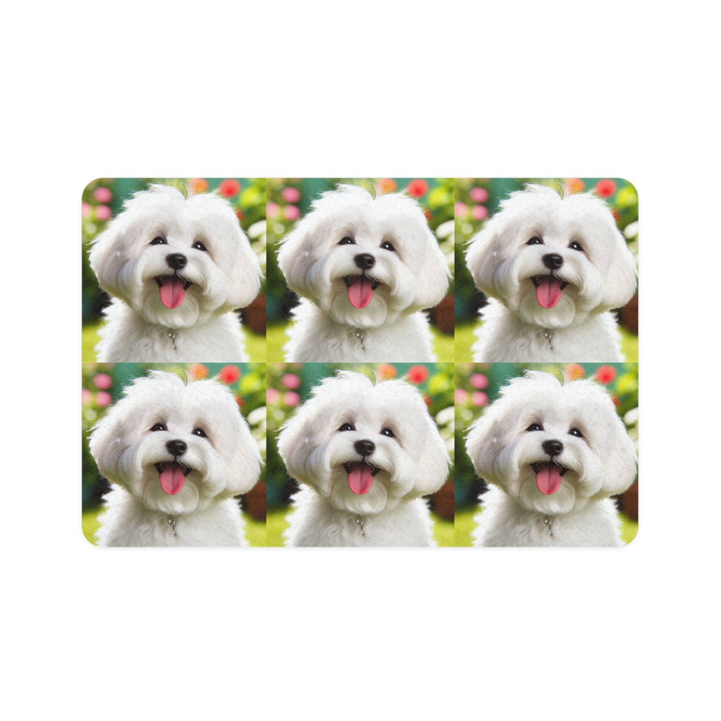 Pet Food Mat (12x18) - Coton de Tulear