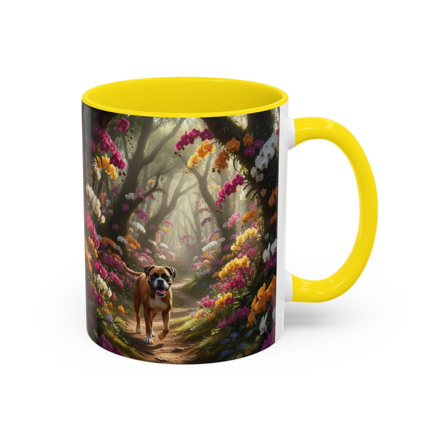 Boxer Accent Mug – Ceramic Coffee Cup