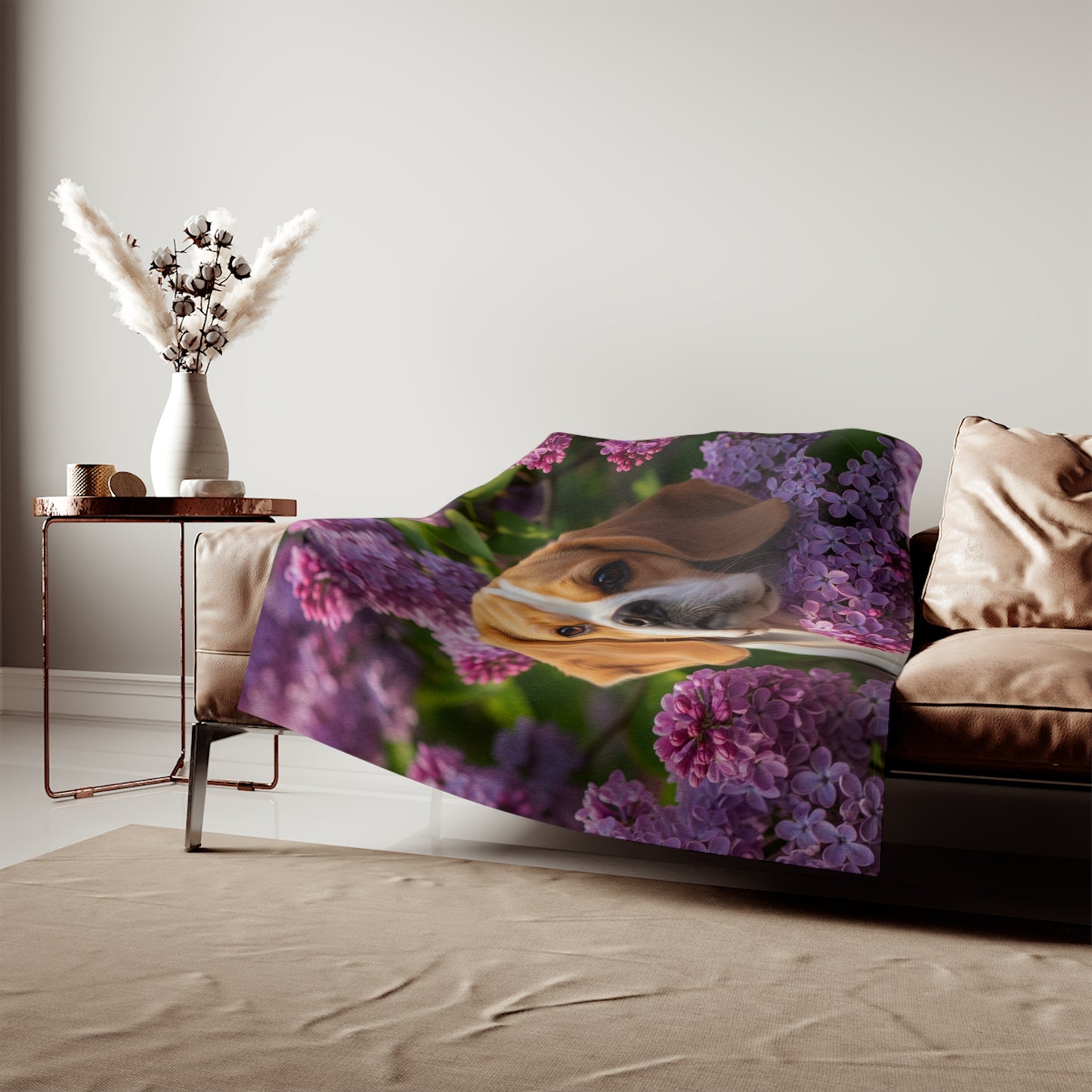 Peagle Sweatshirt Blanket