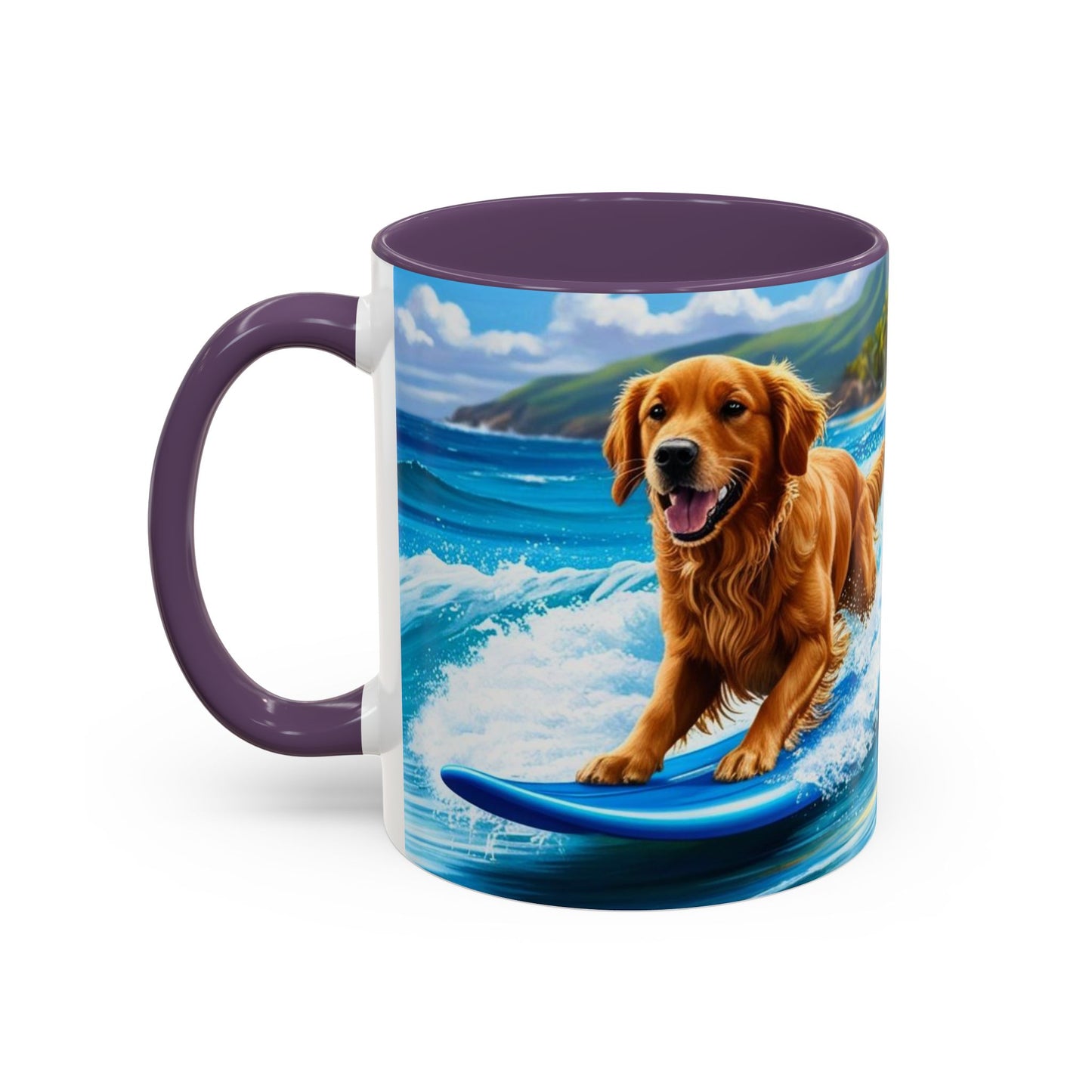 Taza de café con detalles de Surf Dogs: el regalo perfecto para los amantes de los perros