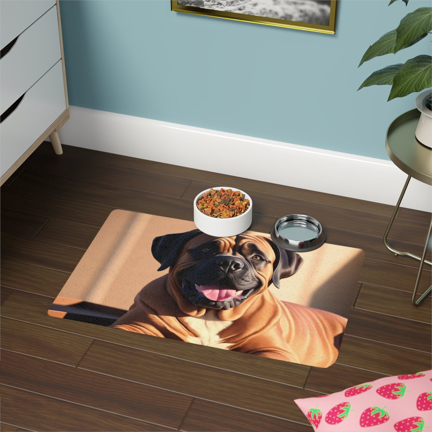 Pet Food Mat (12x18) - Neapolitan Mastiff