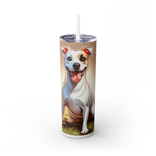 Gull Terrier Tumbler with Straw, 20oz