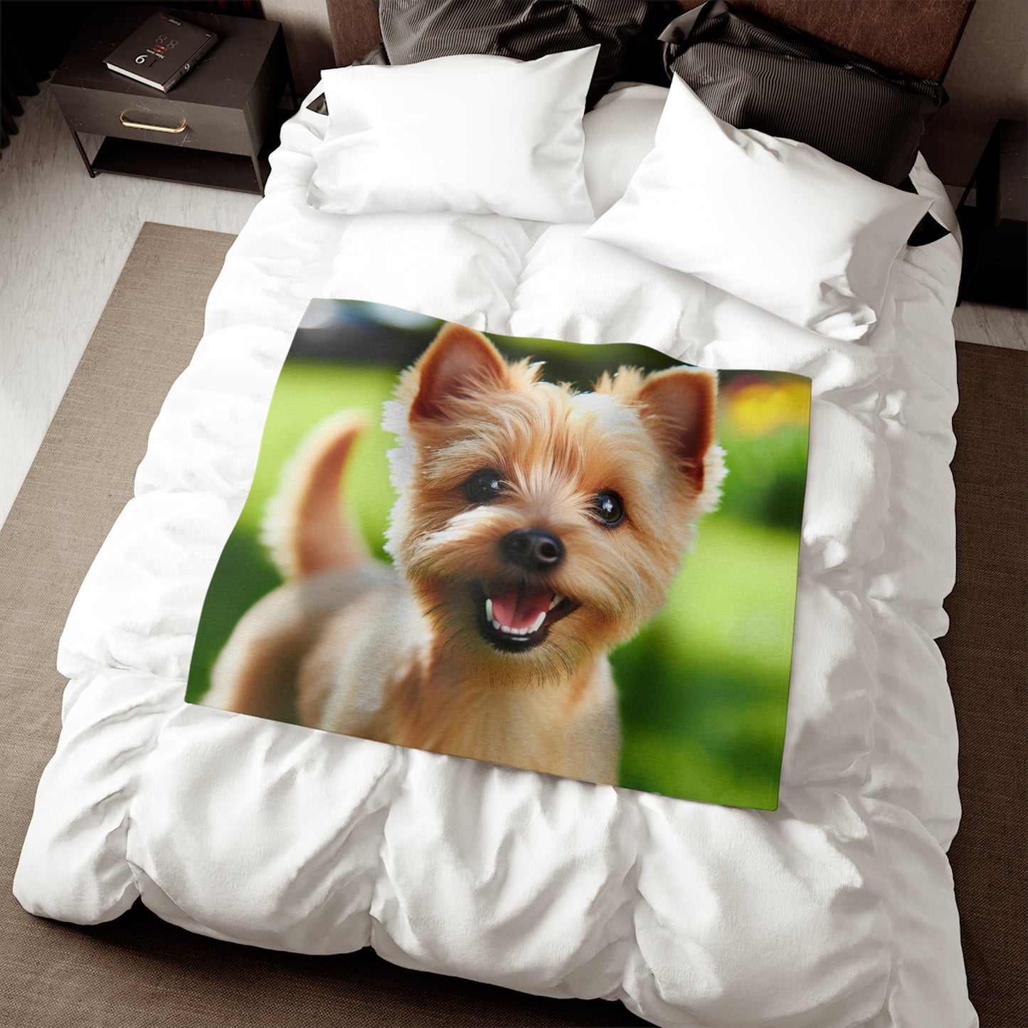Norwich Terrier Sweatshirt Blanket