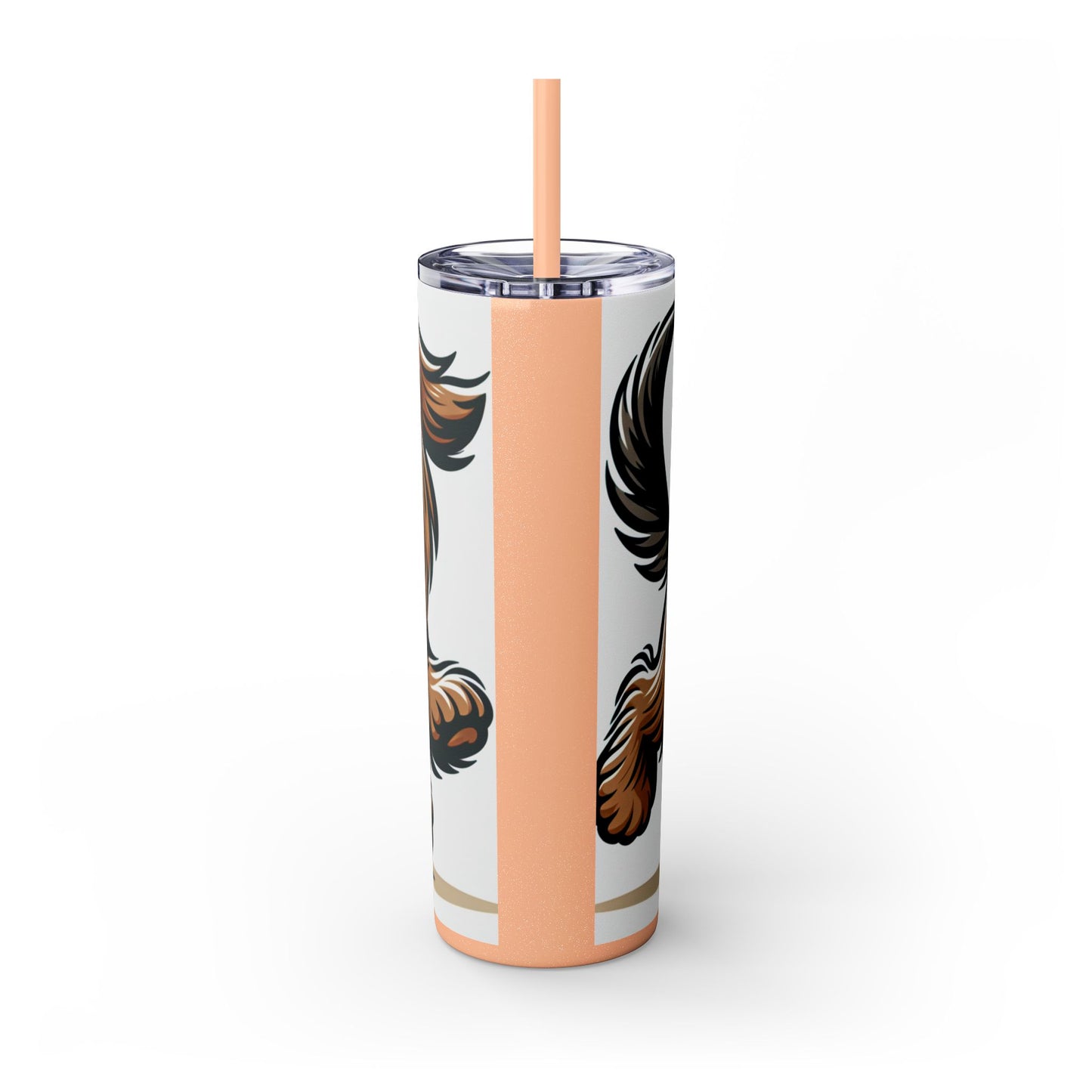 Otterhound Skinny Tumbler with Straw, 20oz