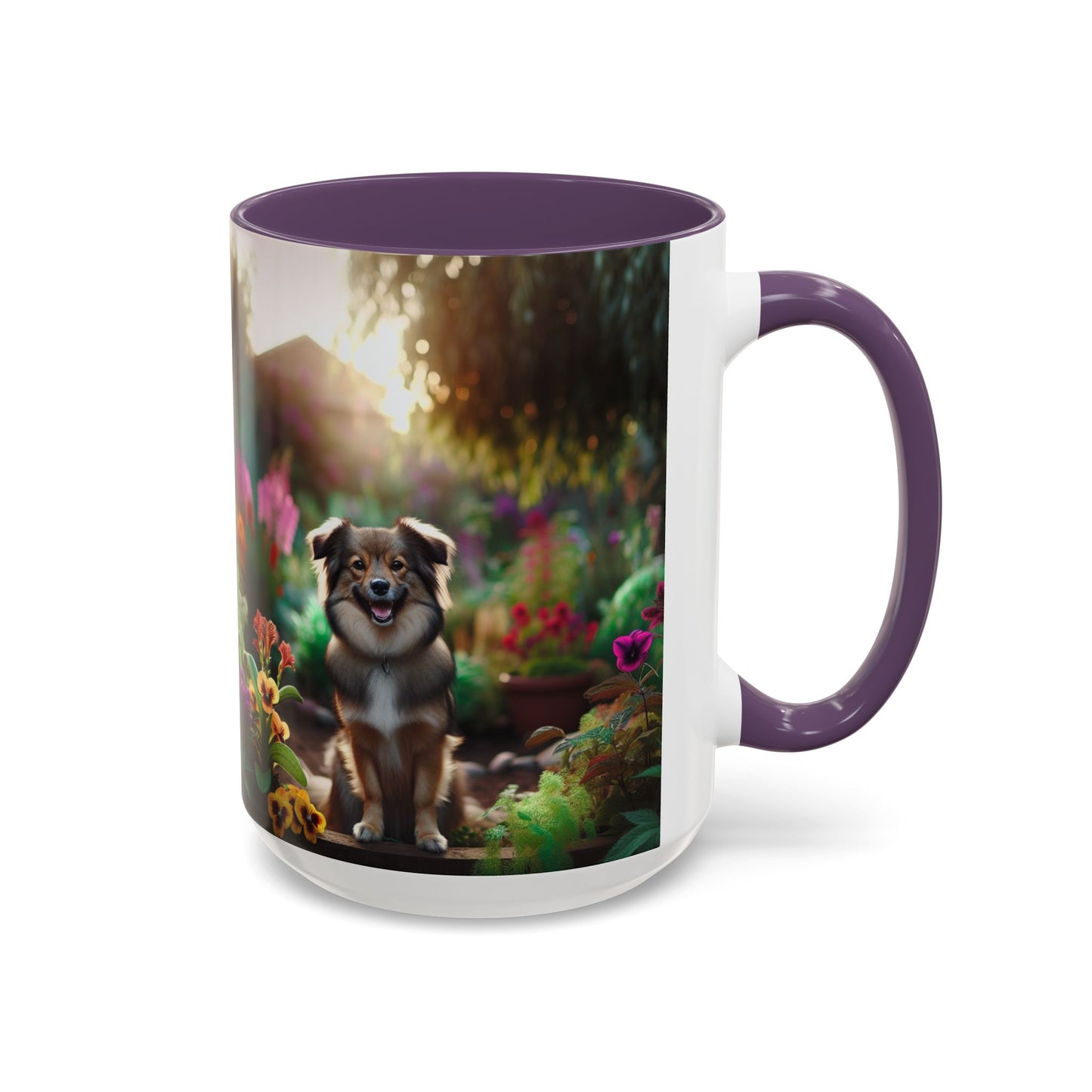 Taza de café con orquídea inca peruana: el regalo perfecto para los amantes de los perros.