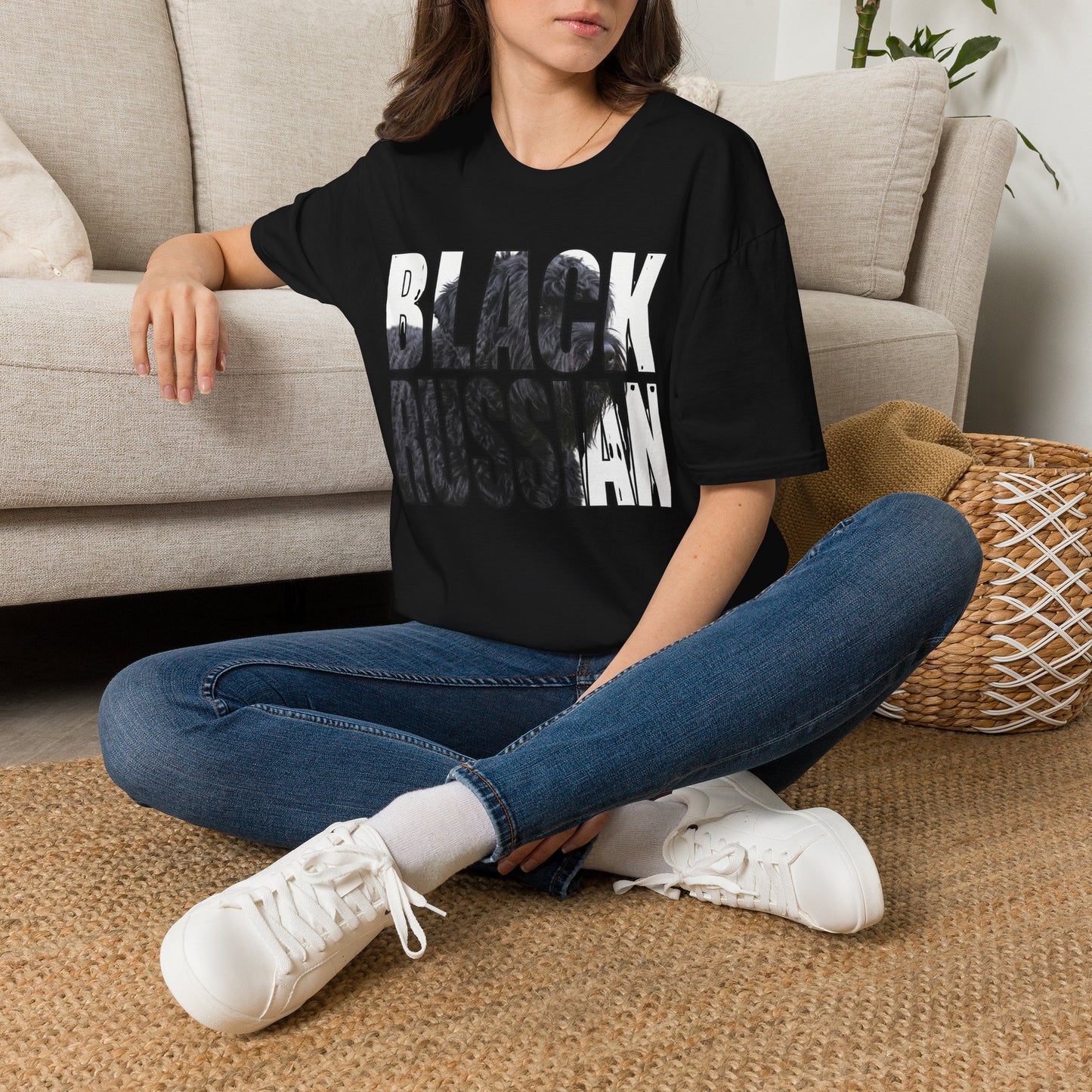 Black Russian Terrier Tee Shirt