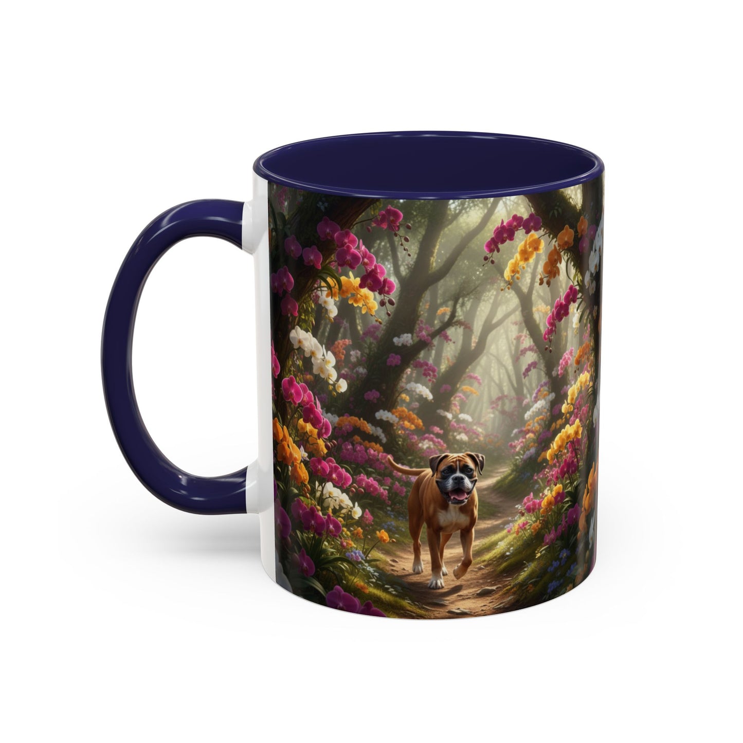 Boxer Accent Mug – Ceramic Coffee Cup