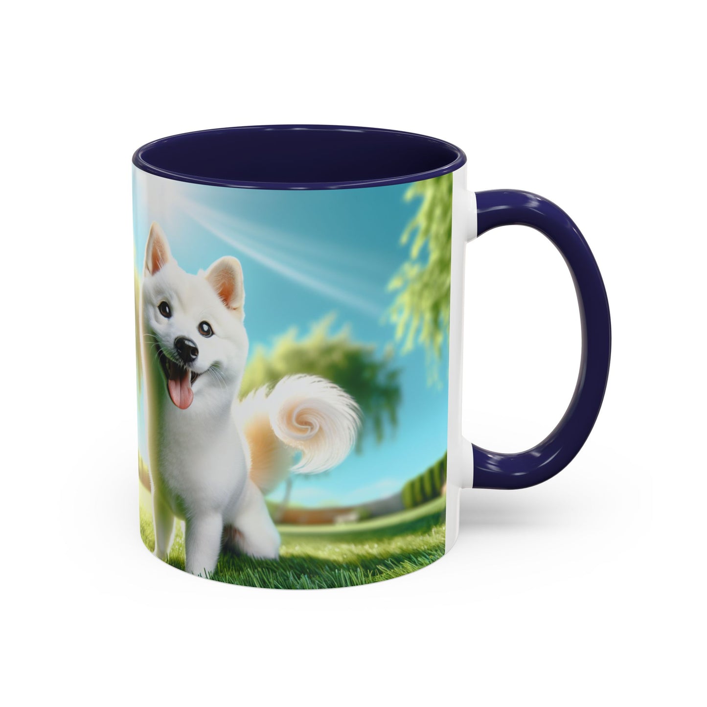 Mug Kishu Ken Accent Coffee - Cadeau idéal pour les amoureux des chiens