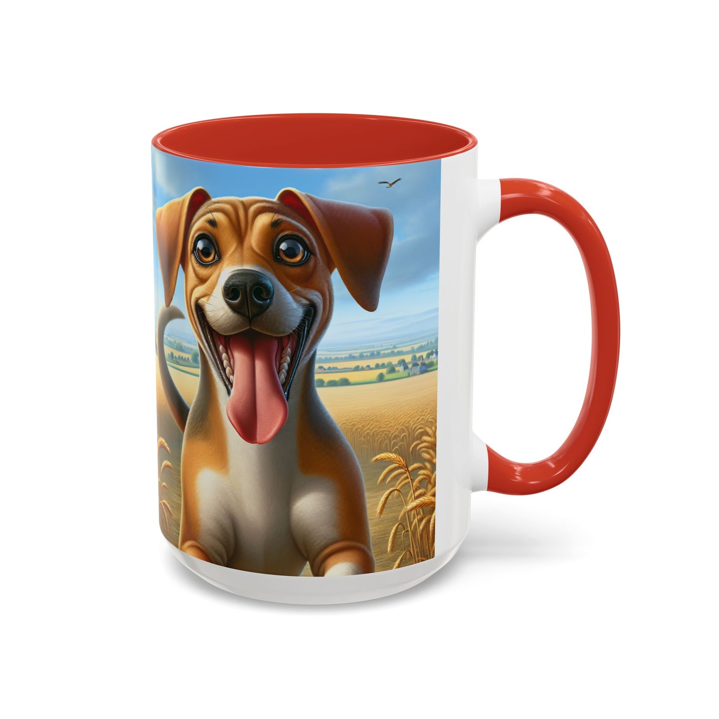 Banjara Hound Accent Coffee Mug - Perfect Gift for Dog Lovers