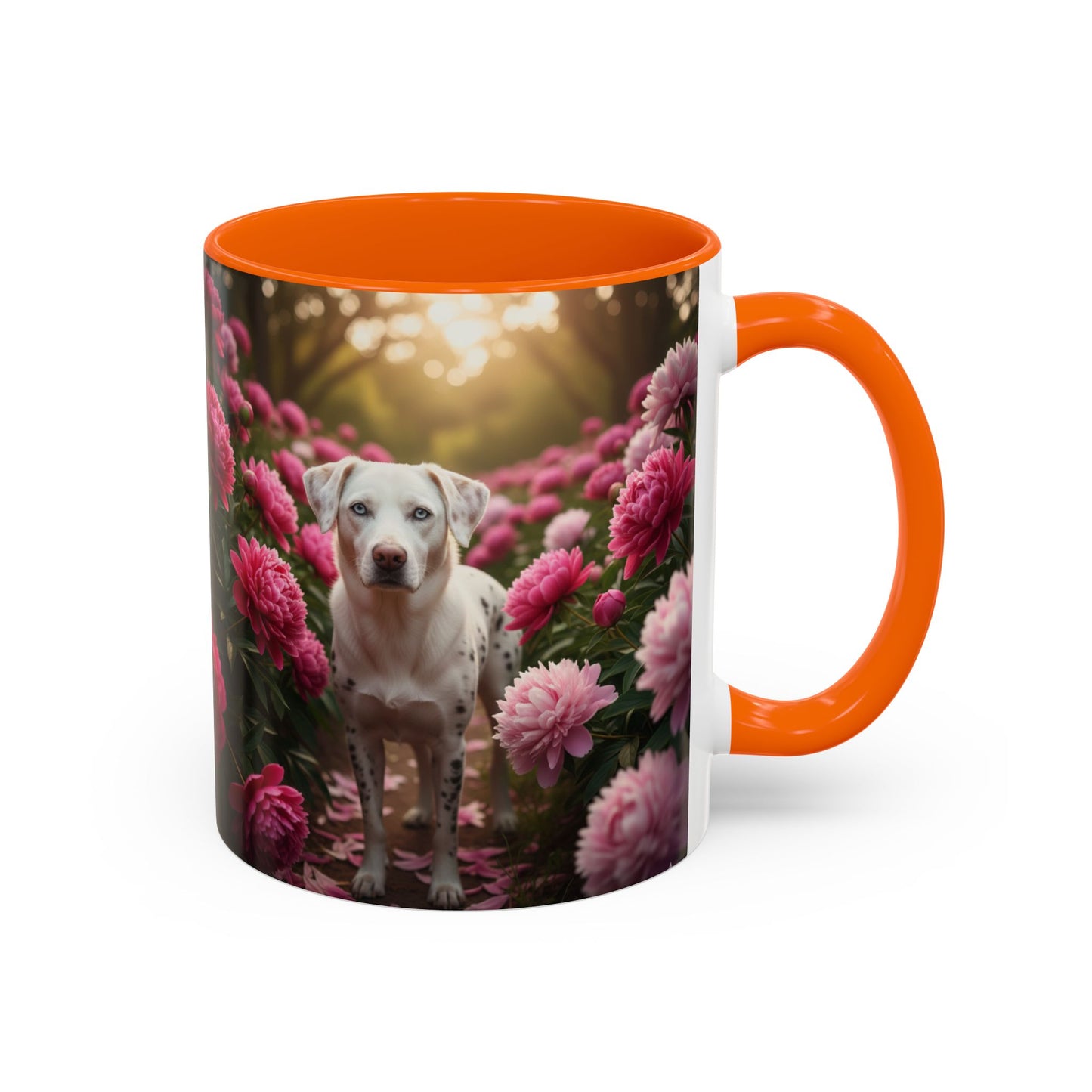 Catahoula Leopard Dog Accent Mug – Ceramic Coffee Cup
