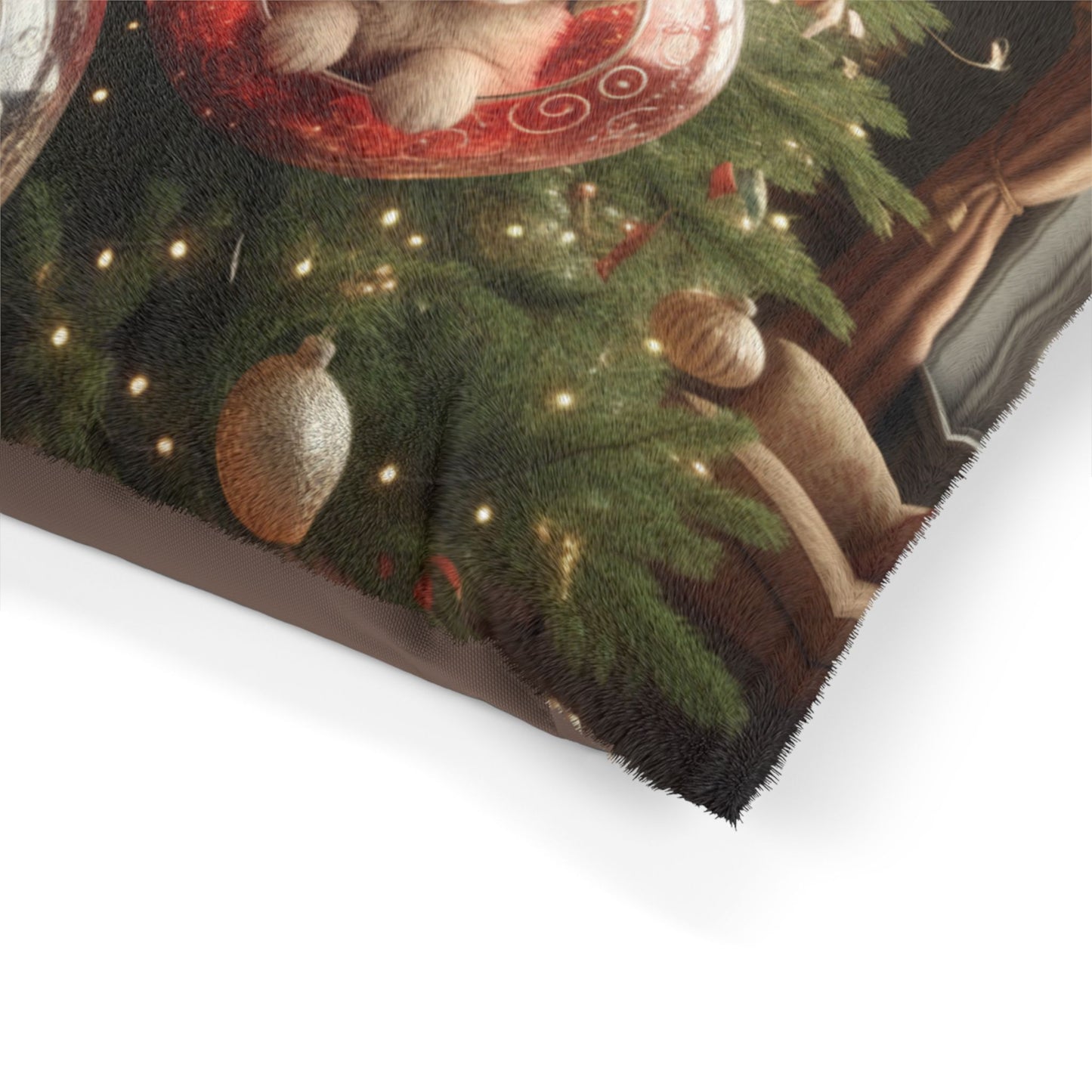 Christmas Puppy Ornament Pet Bed