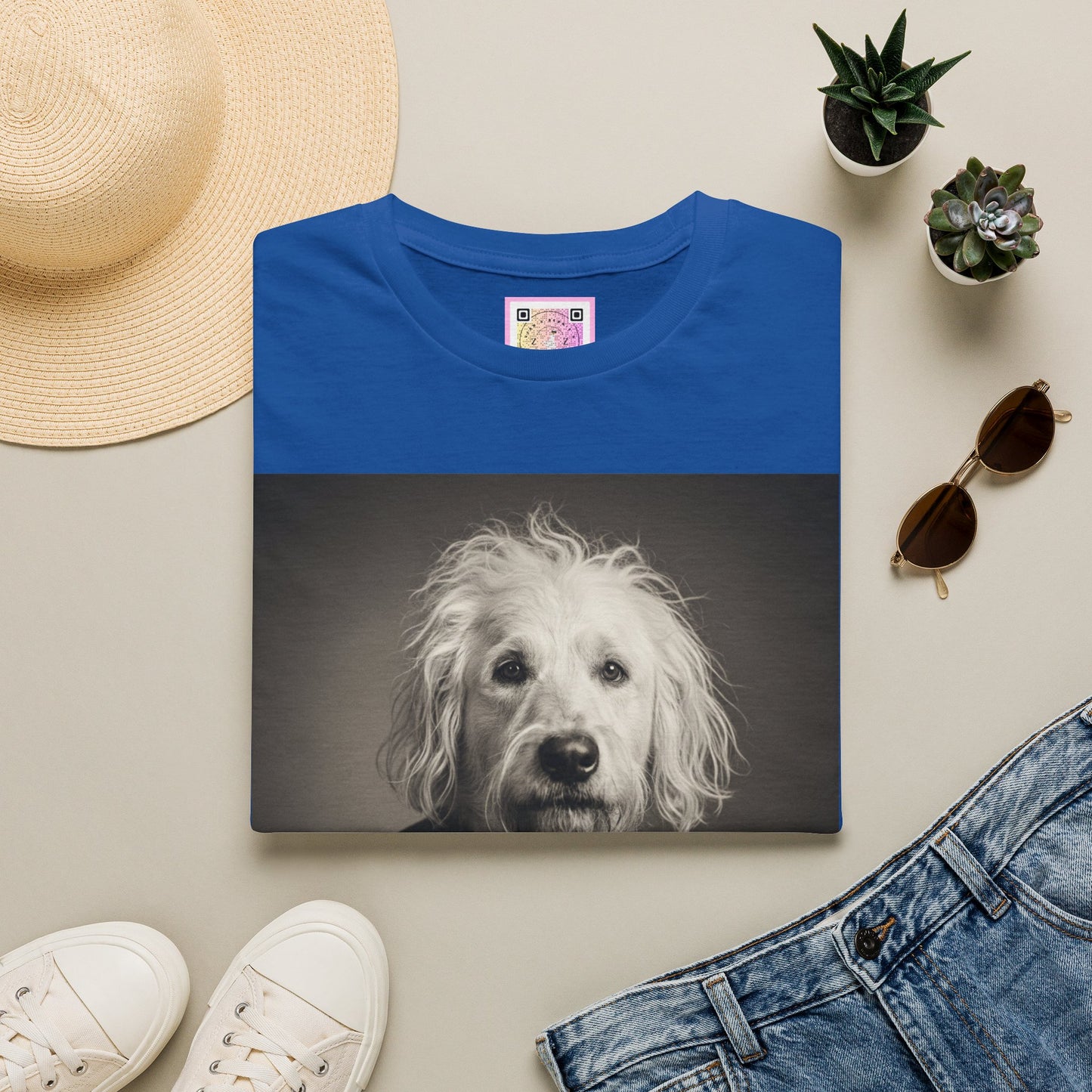 Canine Canvas Collection: Einstein/Sasse Homage Tee Shirt
