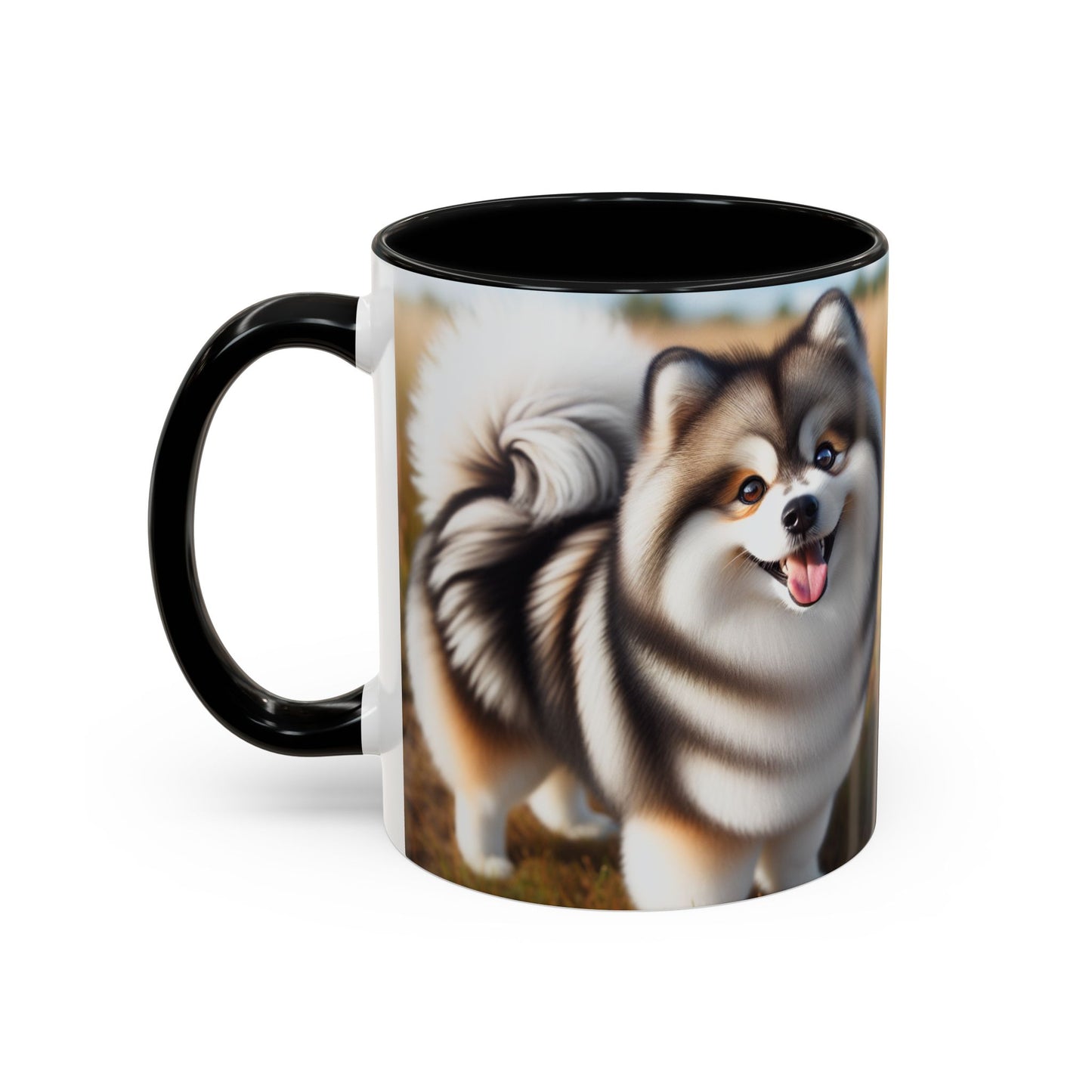 Taza de café con detalles de Pomsky: el regalo perfecto para los amantes de los perros
