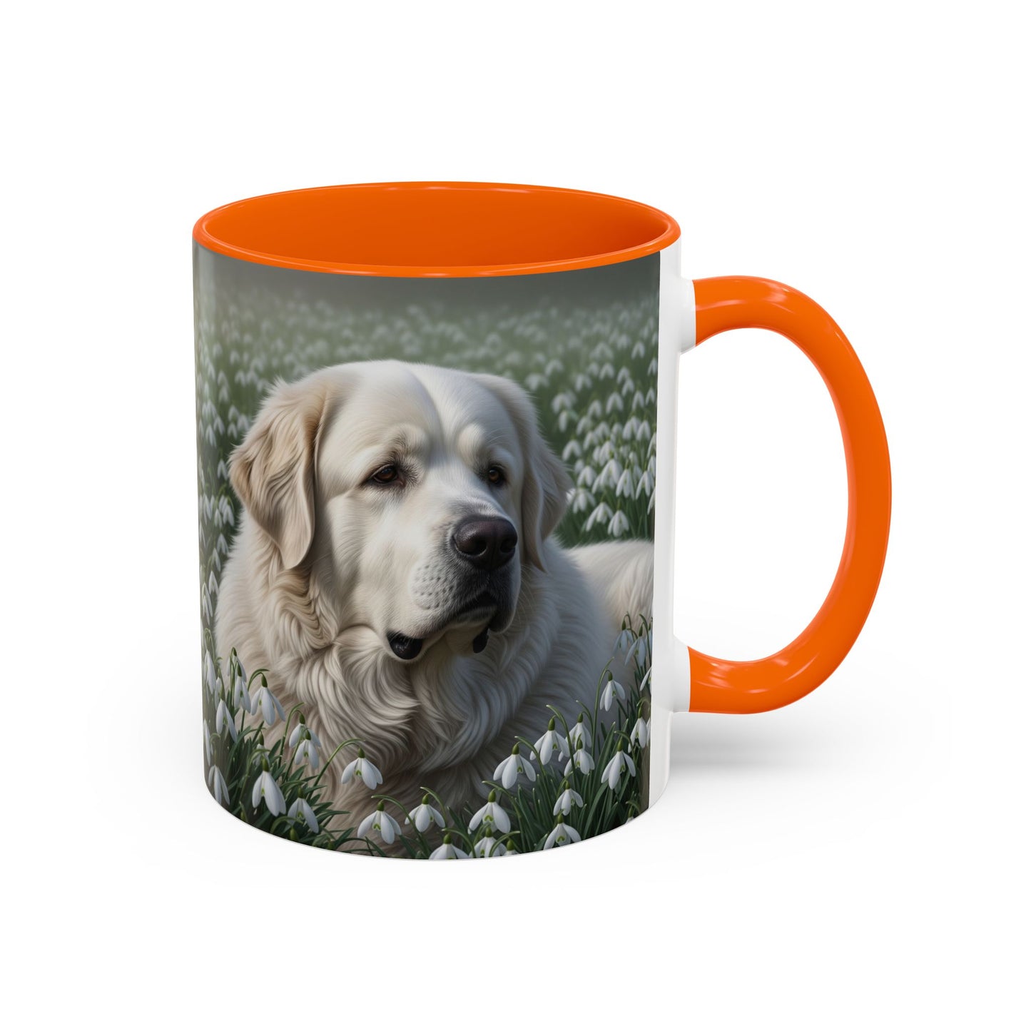 Mug à café avec motif de mastiff des Pyrénées - Cadeau idéal pour les amoureux des chiens