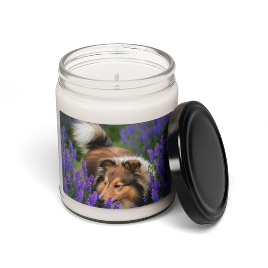 Shetland Sheepdog- Scented Soy Candle, 9oz