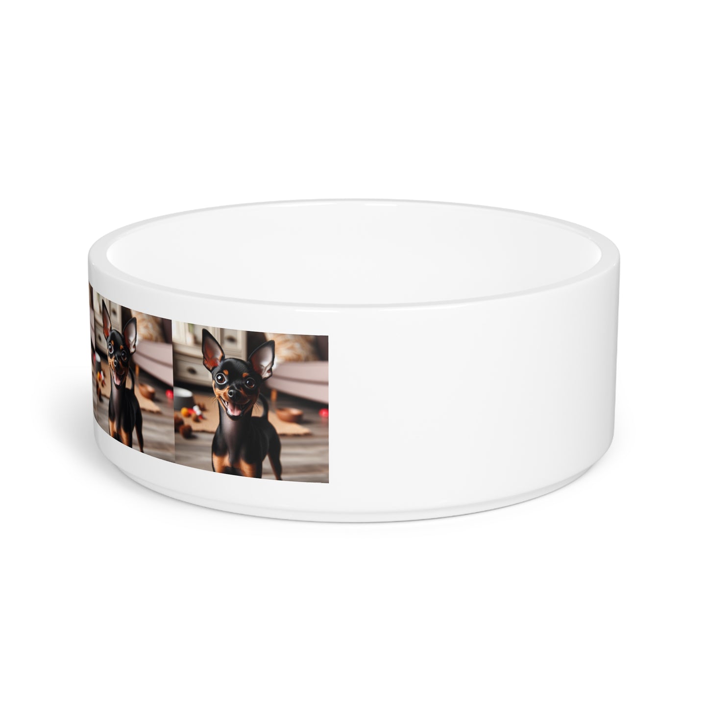 English Toy Terrier Pet Bowl