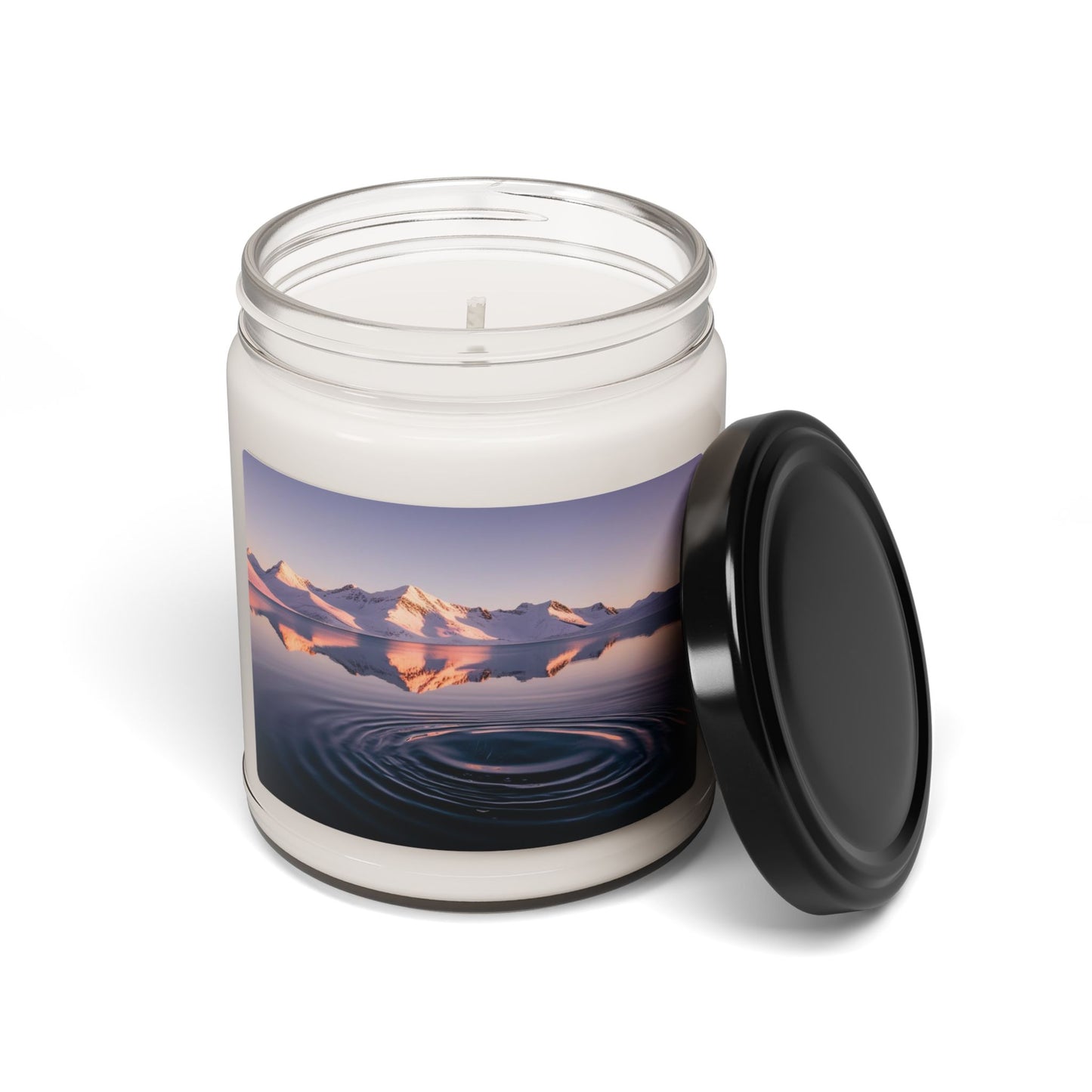Ripple in a Snowy Mountain Lake- Scented Soy Candle, 9oz