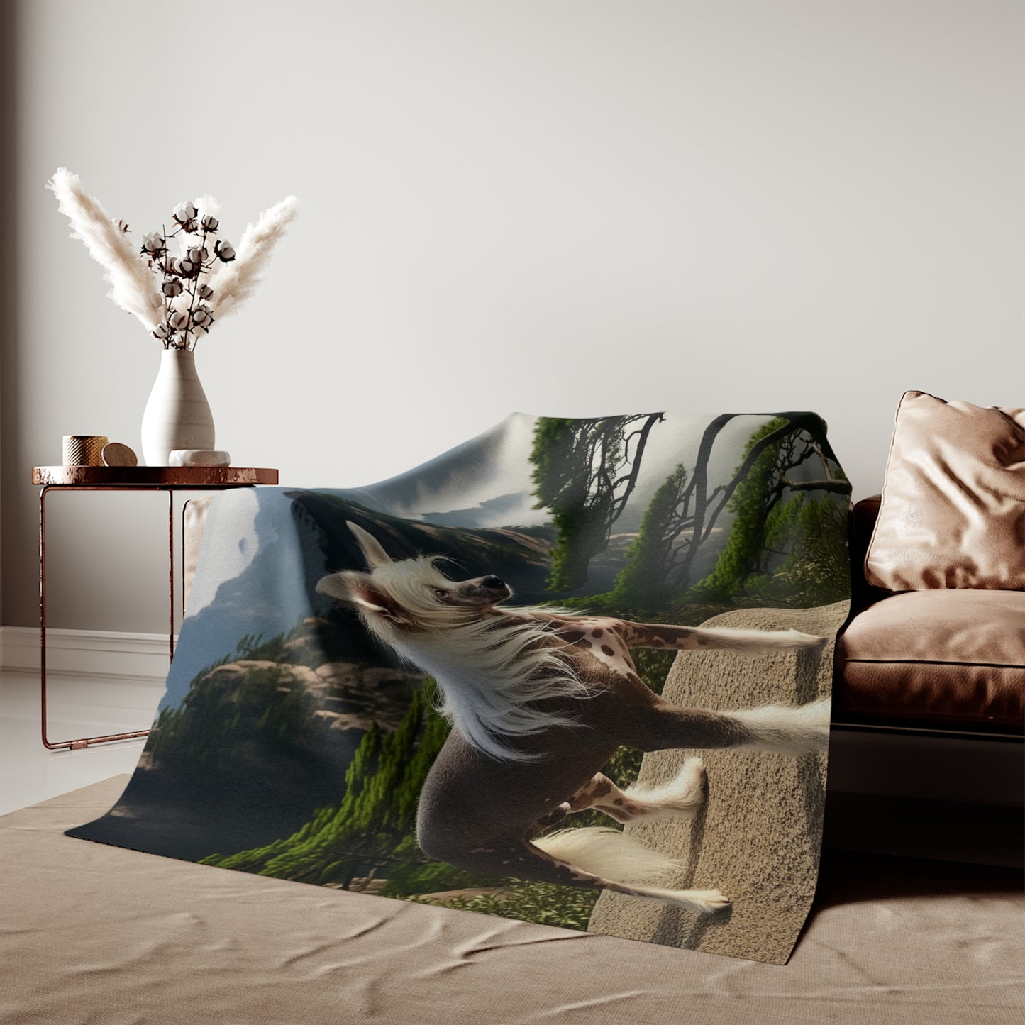 Chinese Crested Dog Blanket