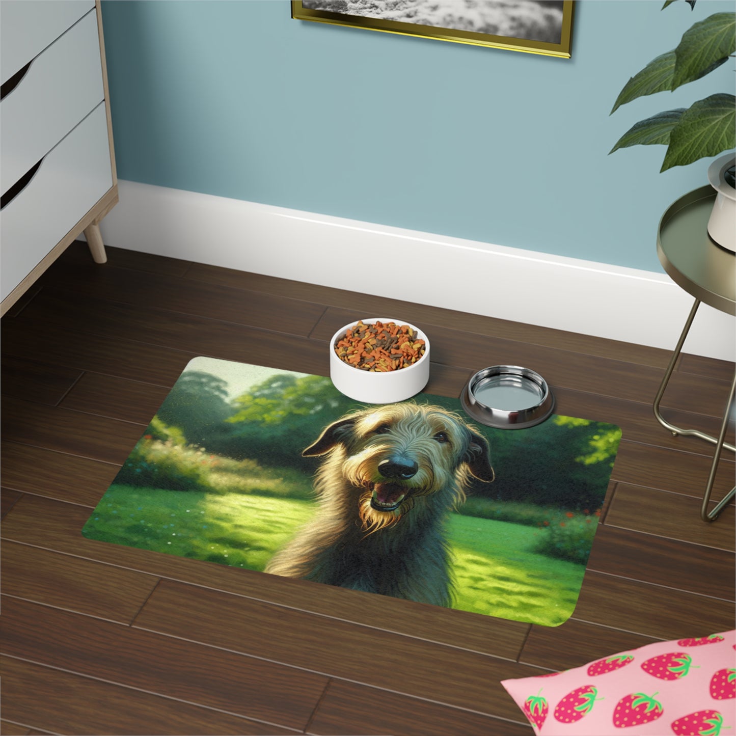 Pet Food Mat (12x18) - Irish Wolfhound