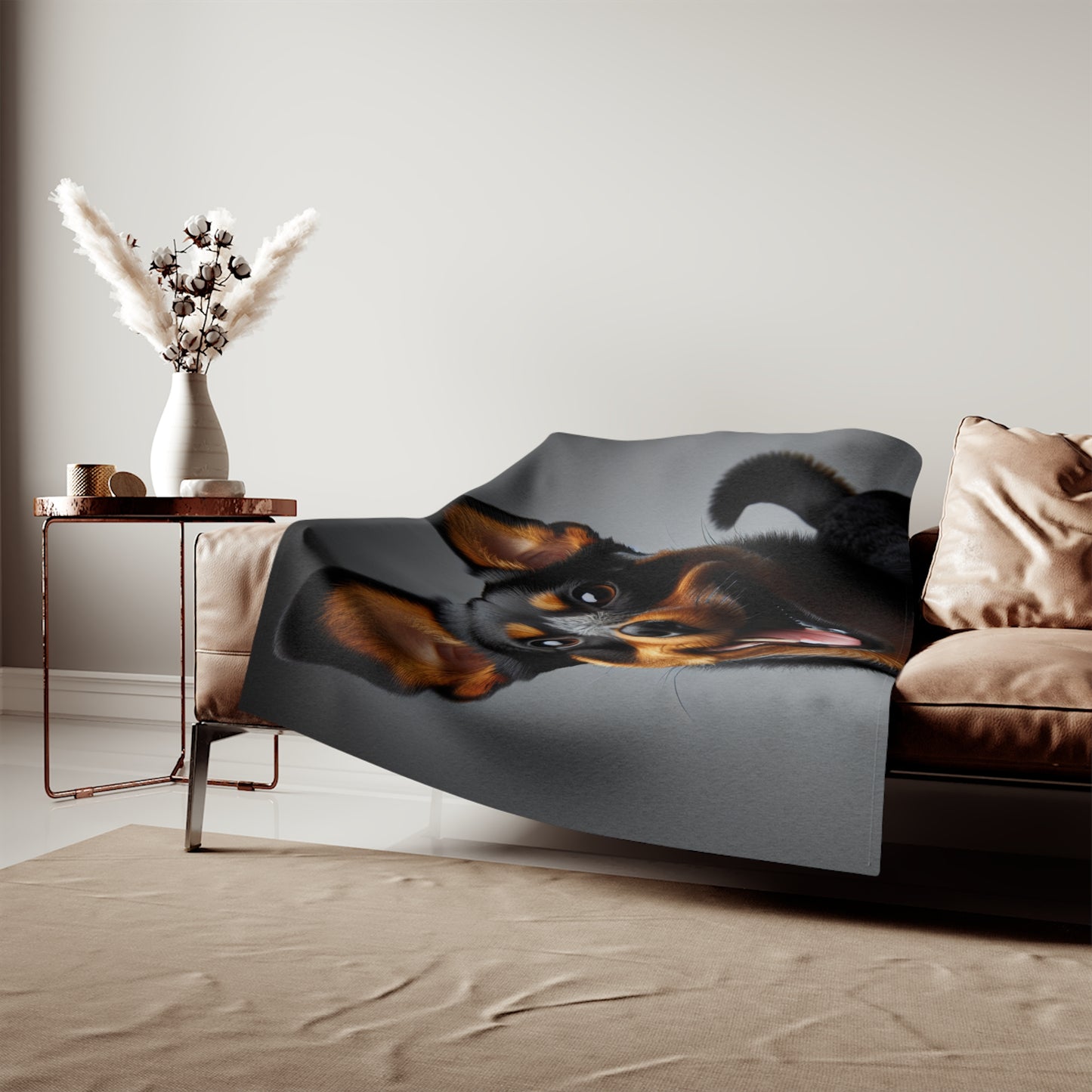 Lancashire Heeler Sweatshirt Blanket