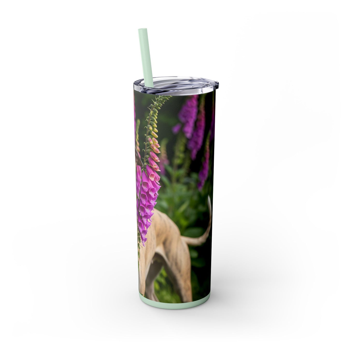 Whippet Skinny Tumbler with Straw, 20oz