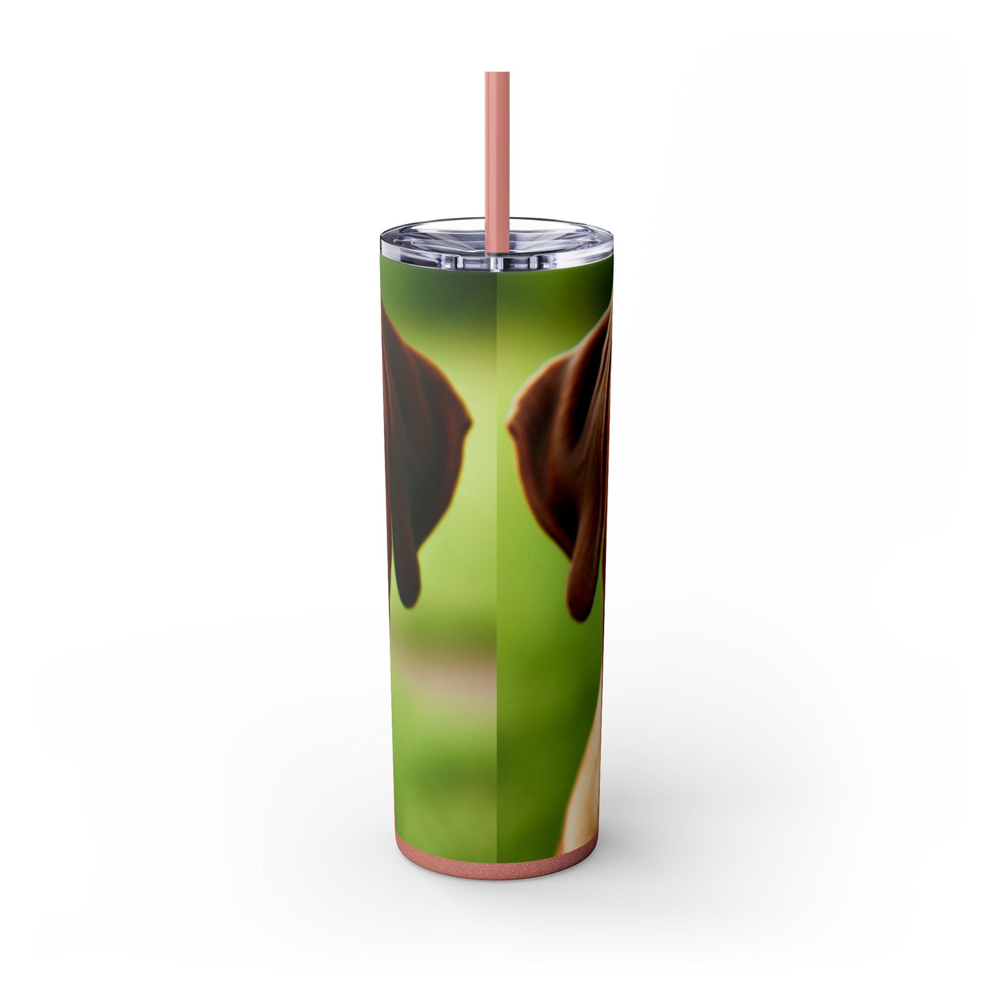 Rhodesian Ridgeback Skinny Tumbler with Straw, 20oz