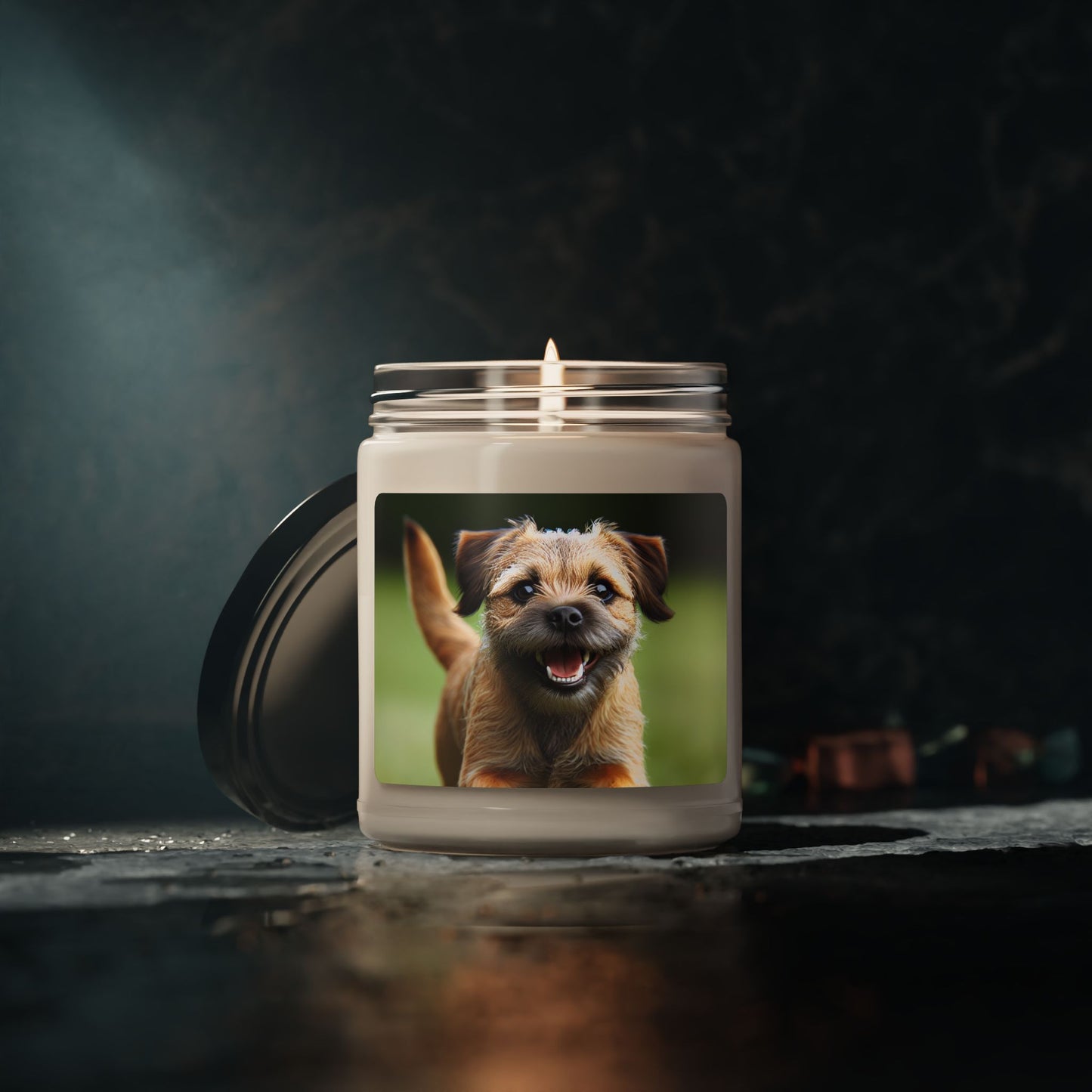 Border Terrier- Scented Soy Candle, 9oz