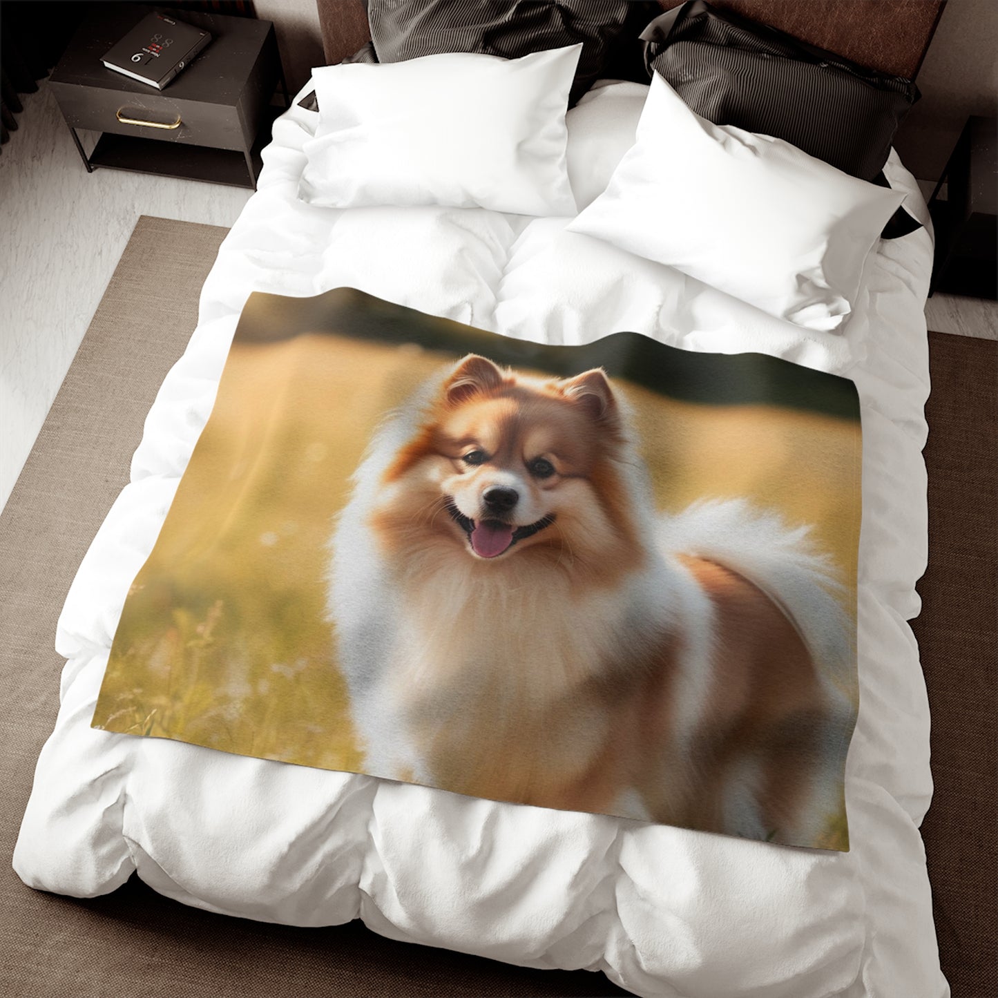 Couverture en sweat-shirt Keeshond
