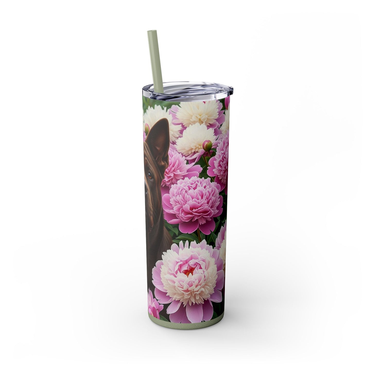 Gobelet isotherme de Chongqing (Chine) avec paille, 590 ml (20 oz).