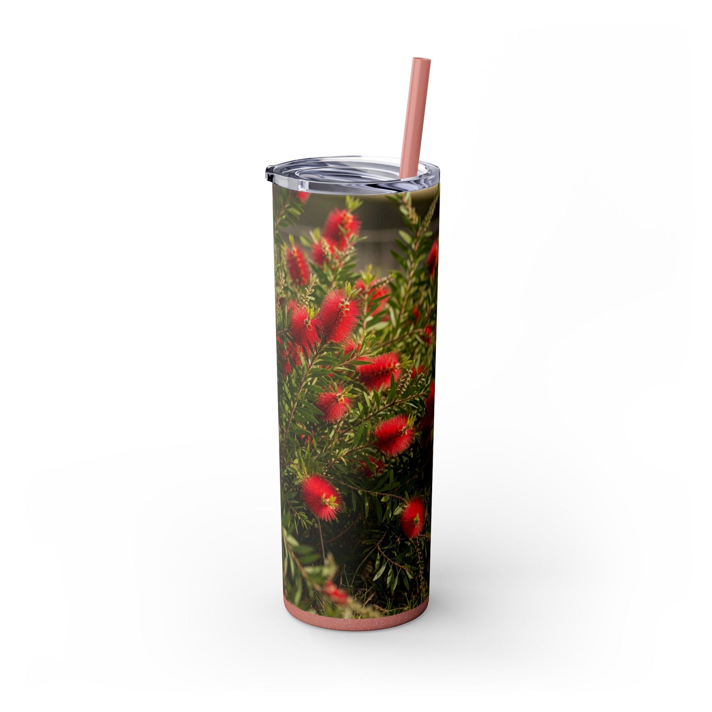 Australian Cattle Dog Skinny Tumbler with Straw, 20oz