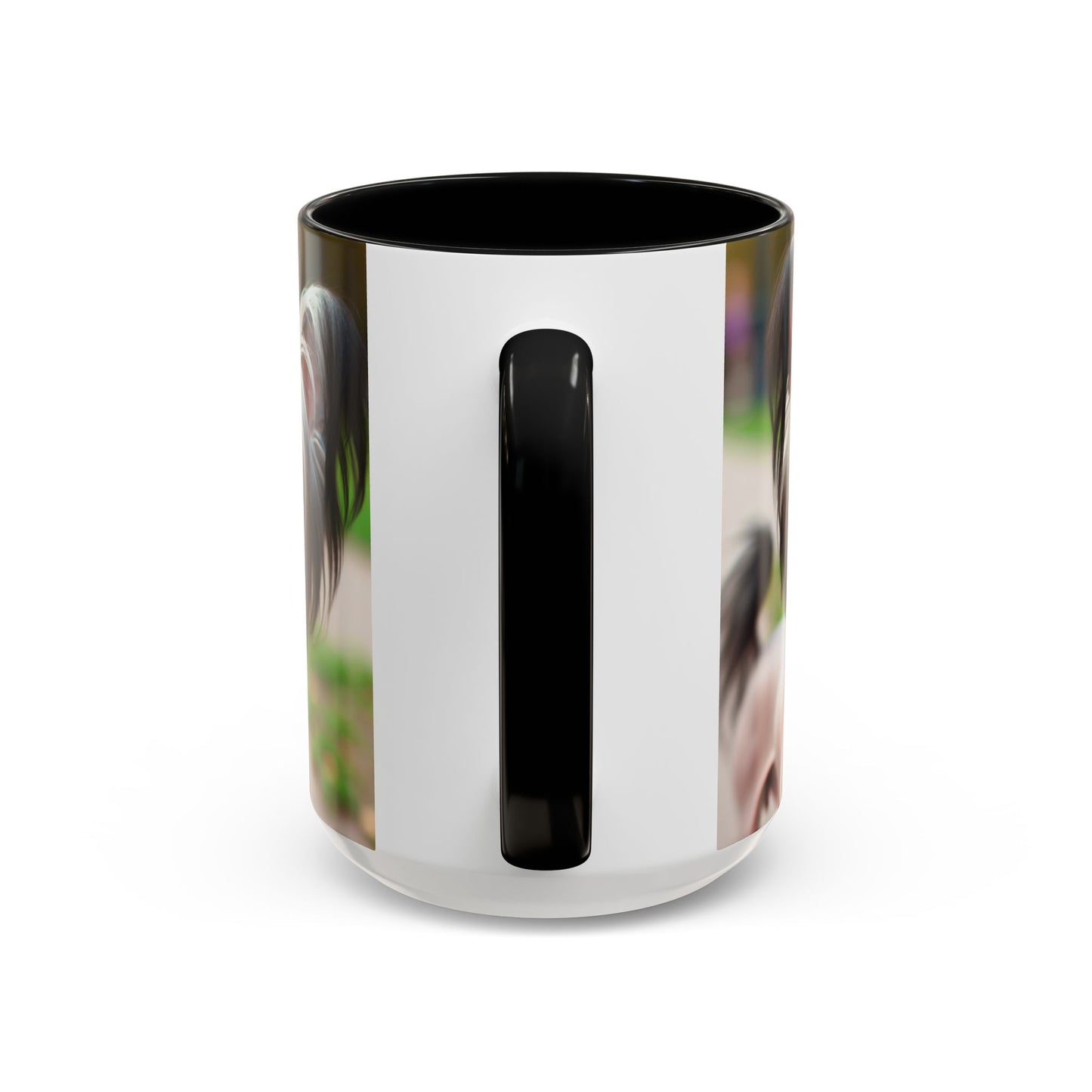Chinese Crested Dog Accent Coffee Mug - Perfect Gift for Dog Lovers