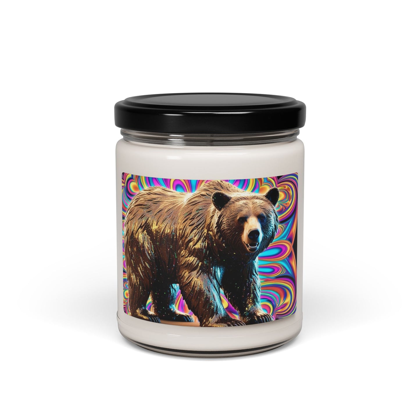 Psychedelic Grizzly- Scented Soy Candle, 9oz