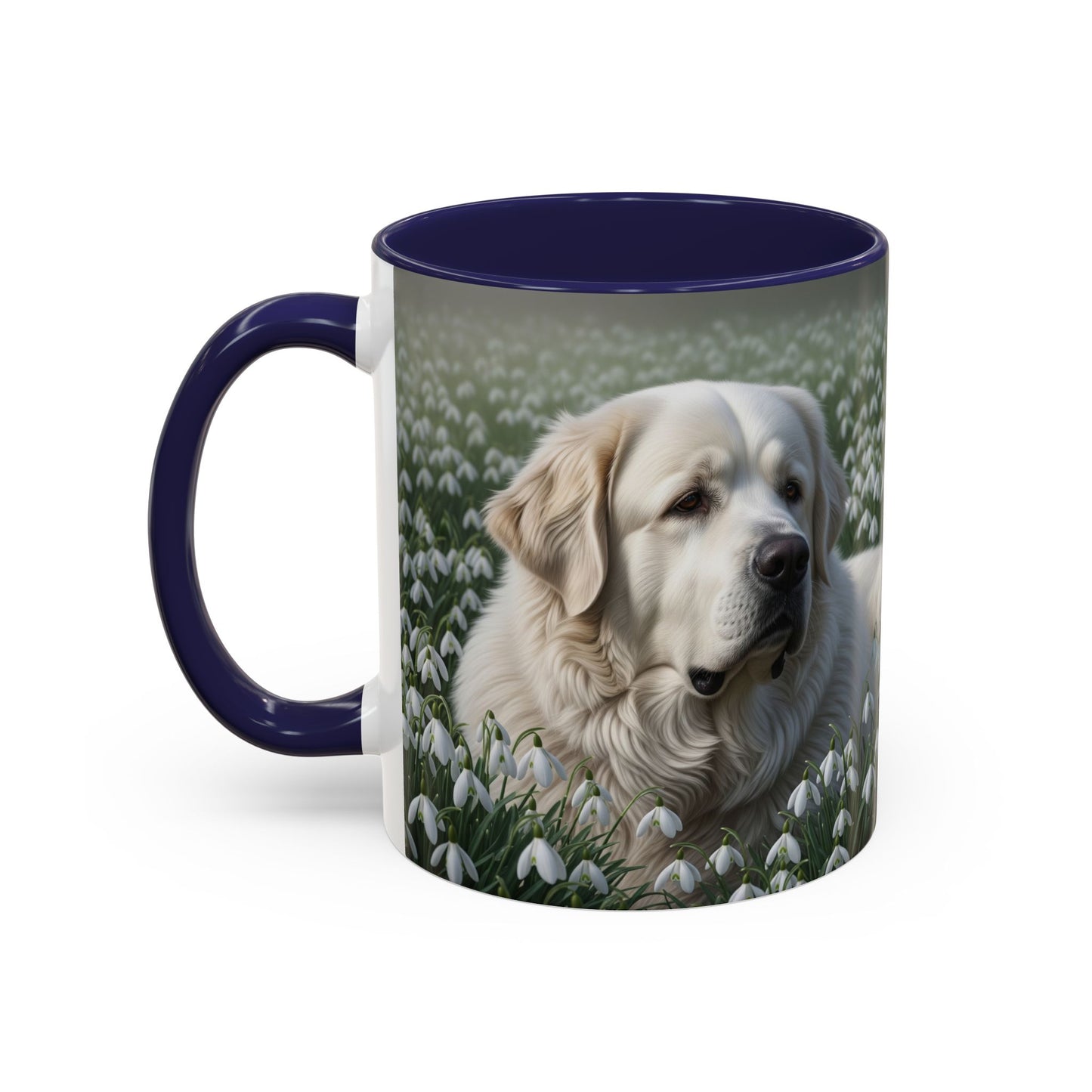 Mug à café avec motif de mastiff des Pyrénées - Cadeau idéal pour les amoureux des chiens