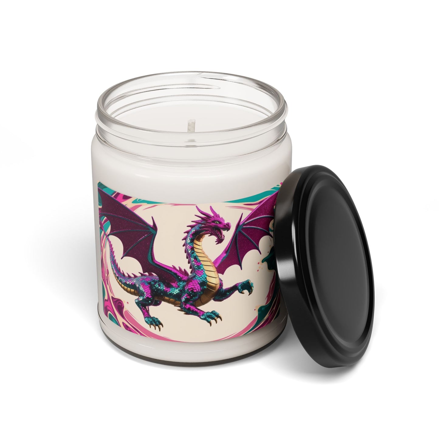 Glittery Dragon- Scented Soy Candle, 9oz