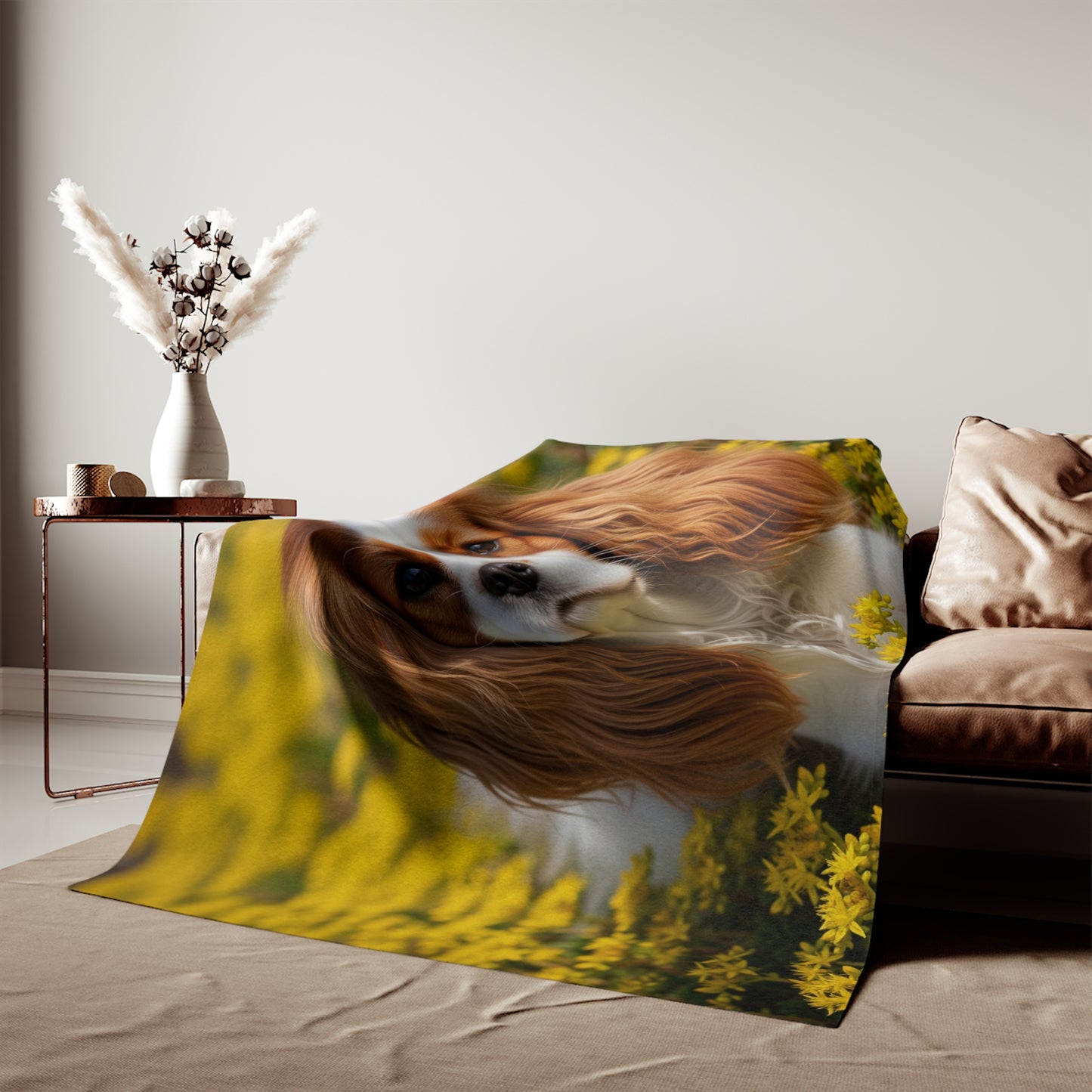 Cavalier King Charles Spaniel Sweatshirt Blanket