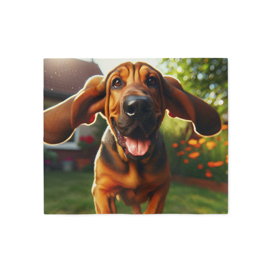 Bloodhound Sweatshirt Blanket