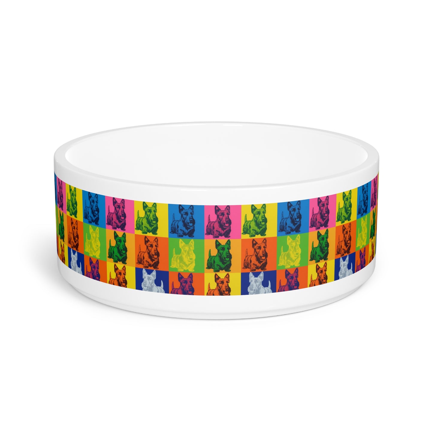 Ceramic Pet Bowl – 16 oz Dog Feeding Bowl