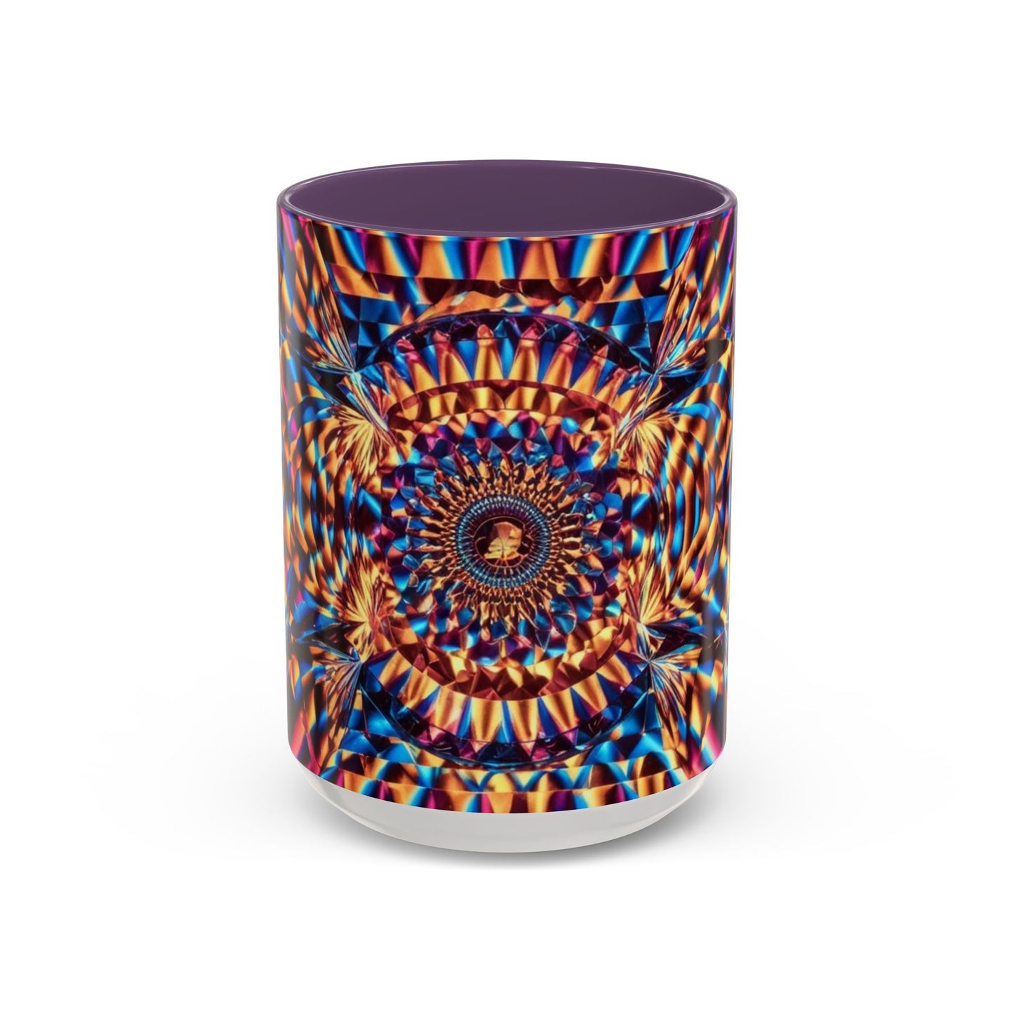 Optical Illusion Accent Mug – Ceramic Coffee Cup