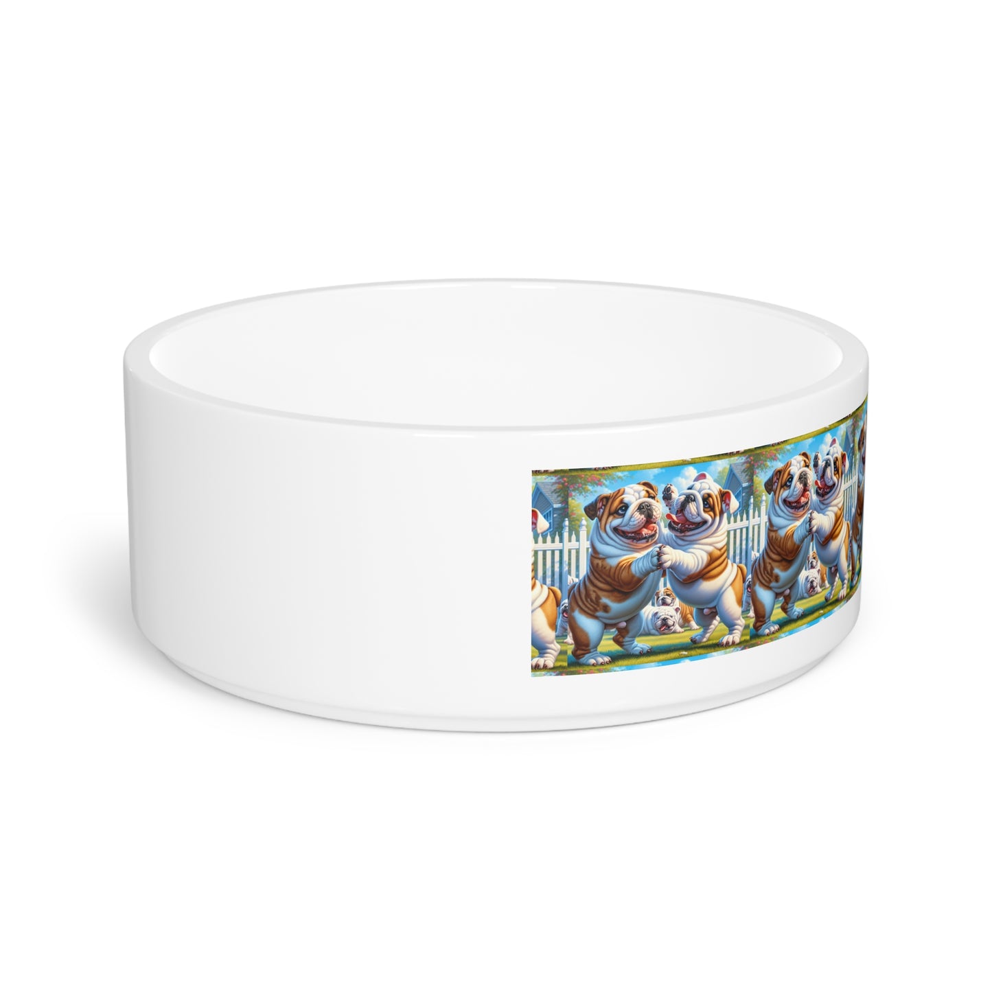 English Bulldogs Pet Bowl