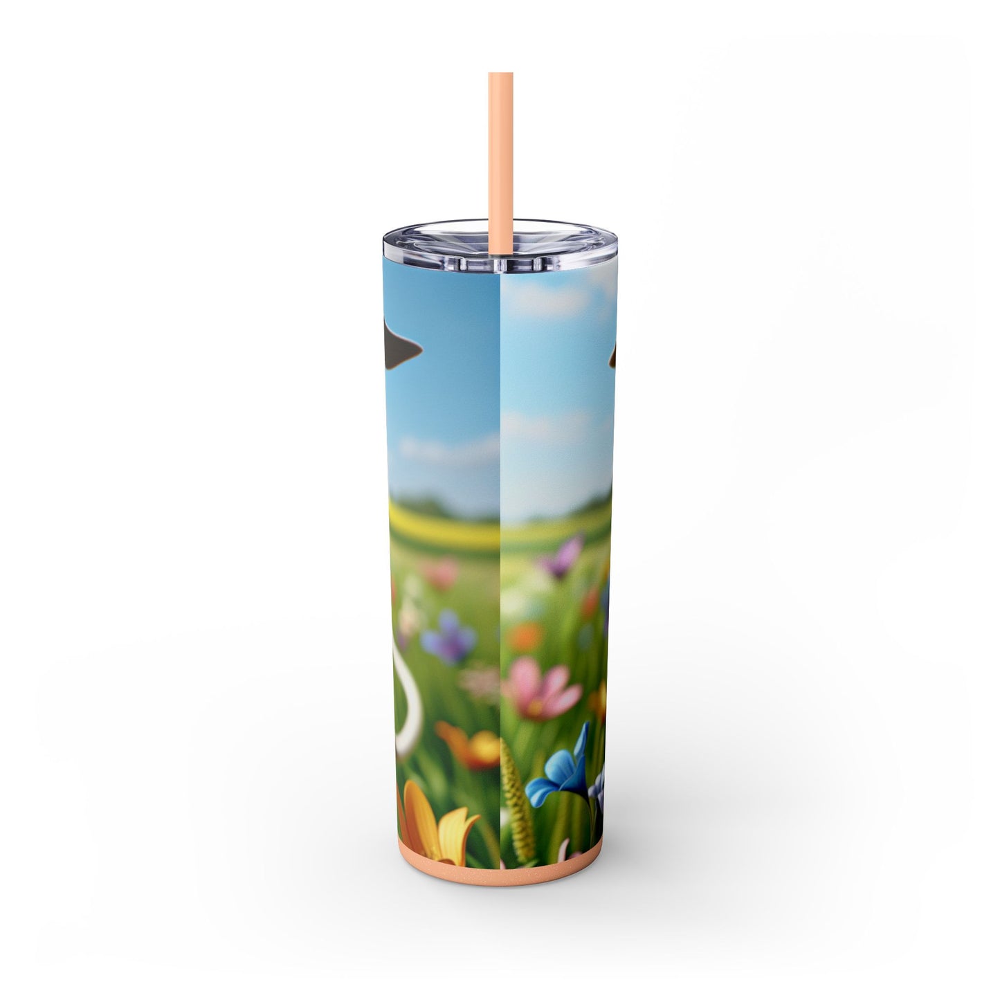 Whippet Skinny Tumbler with Straw, 20oz