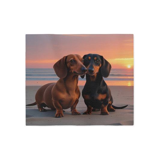 Dachshund Love Sweatshirt Blanket