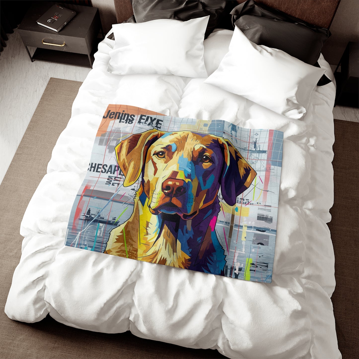 Chesapeake Bay Retriever Sweatshirt Blanket