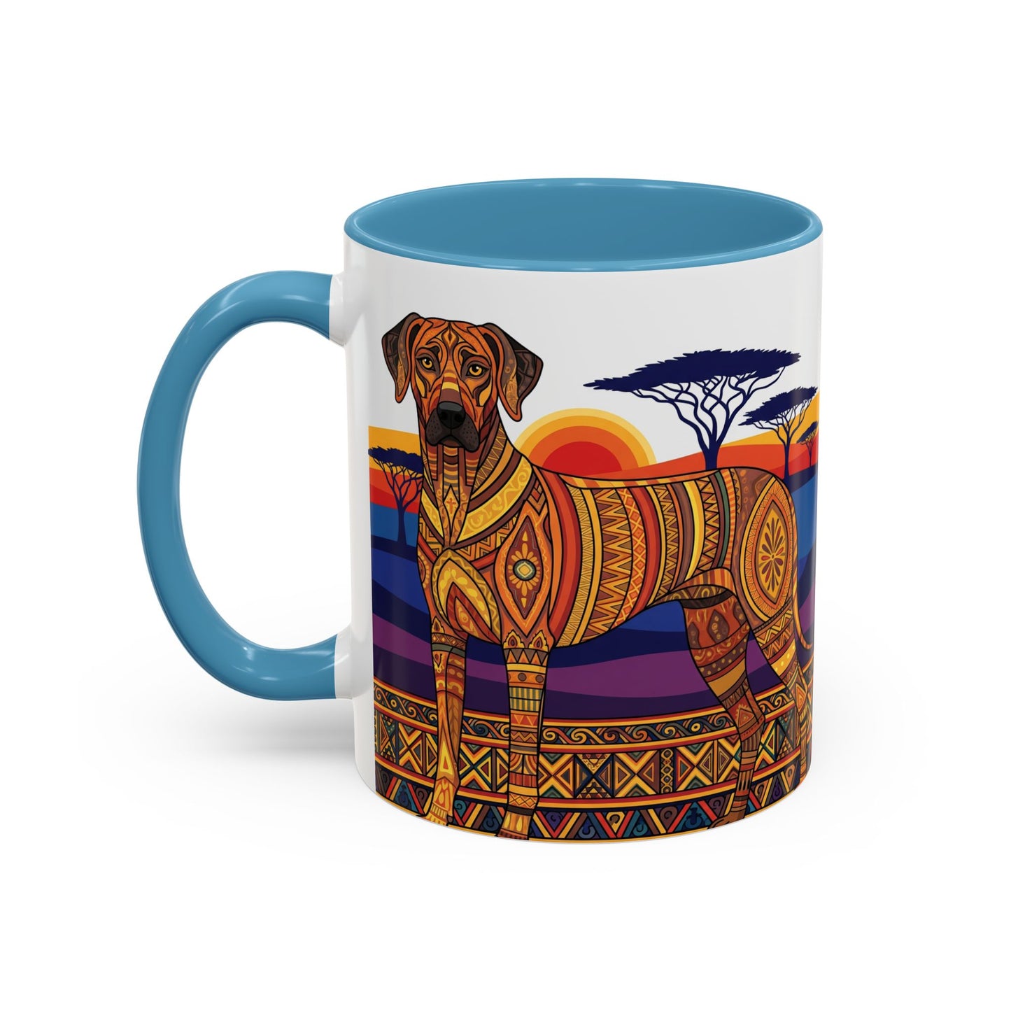 Taza de café con diseño de Rhodesian Ridgeback: el regalo perfecto para los amantes de los perros.