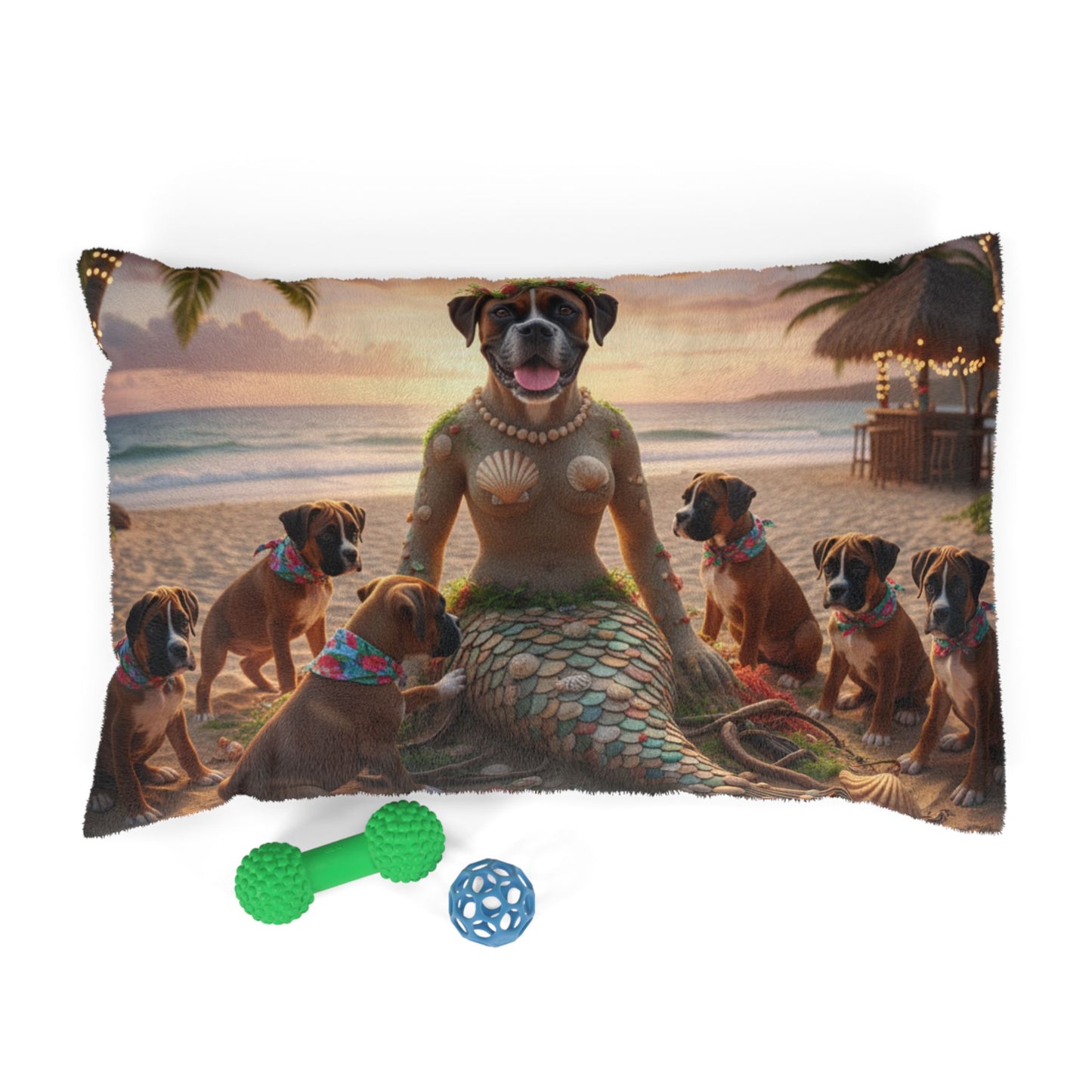 Mermaid Dog Beach Pet Bed